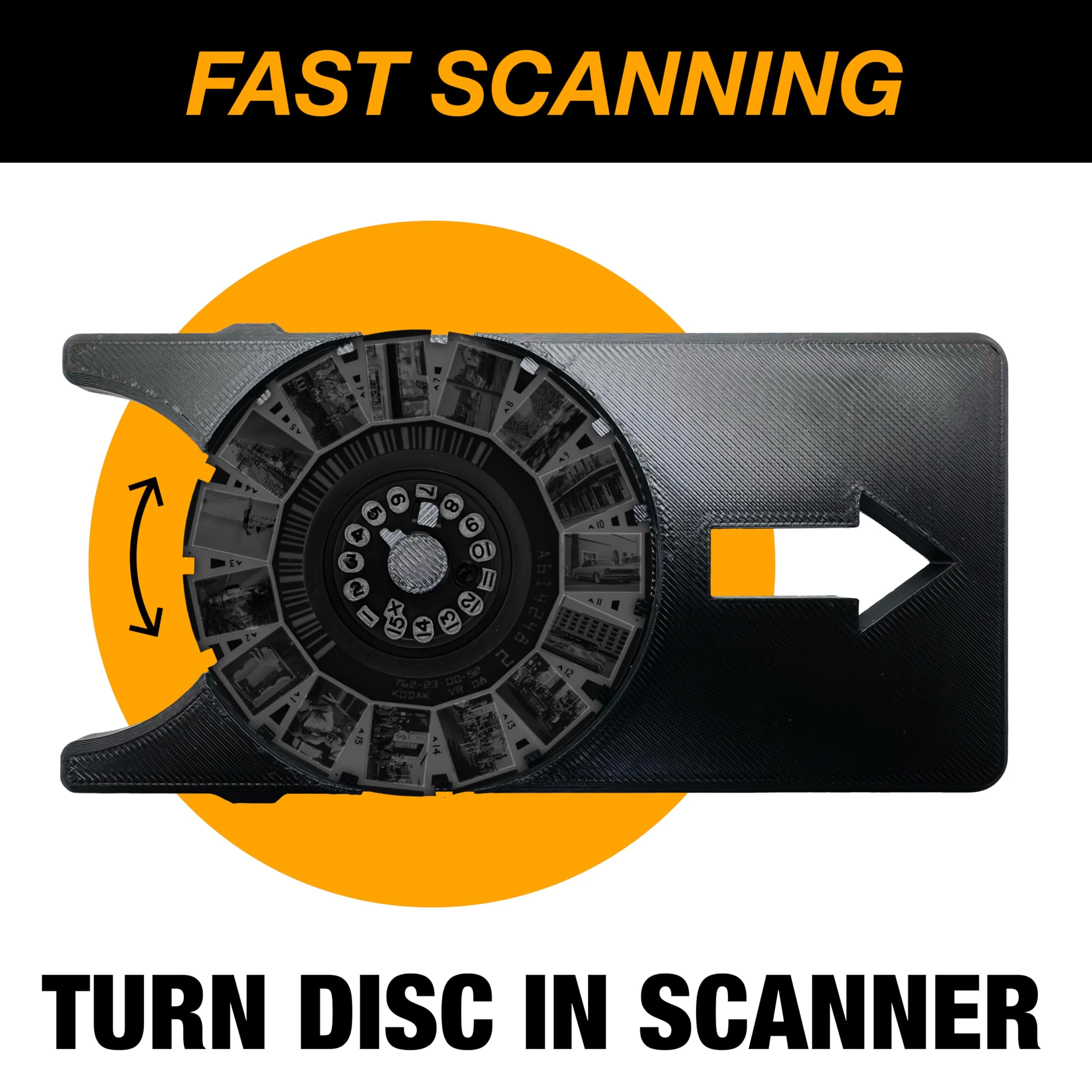 COLEBRI Disc Film Adapter for Slide N Scan Scanners – Digitize Vintage Disk Film with Ease SLIDE N SCAN / MINI - Image 2