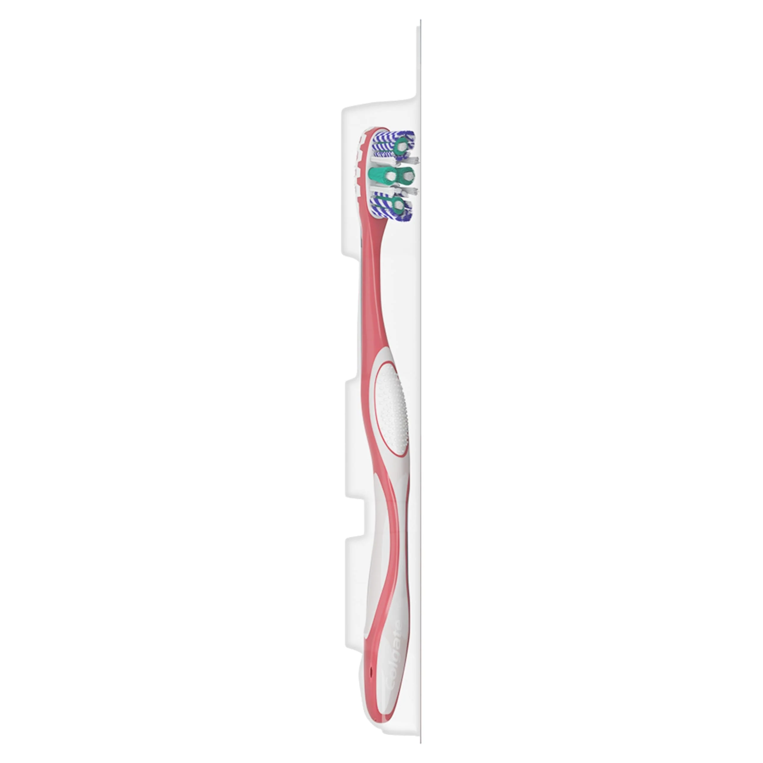 Colgate 360 Optic White Advanced Whitening Toothbrush, Adult Medium Toothbrush with Whitening Cups, Helps Whiten Teeth and Removes Odor Causing Bacteria, 2 Pack 2 Count (Pack of 1) - Image 8