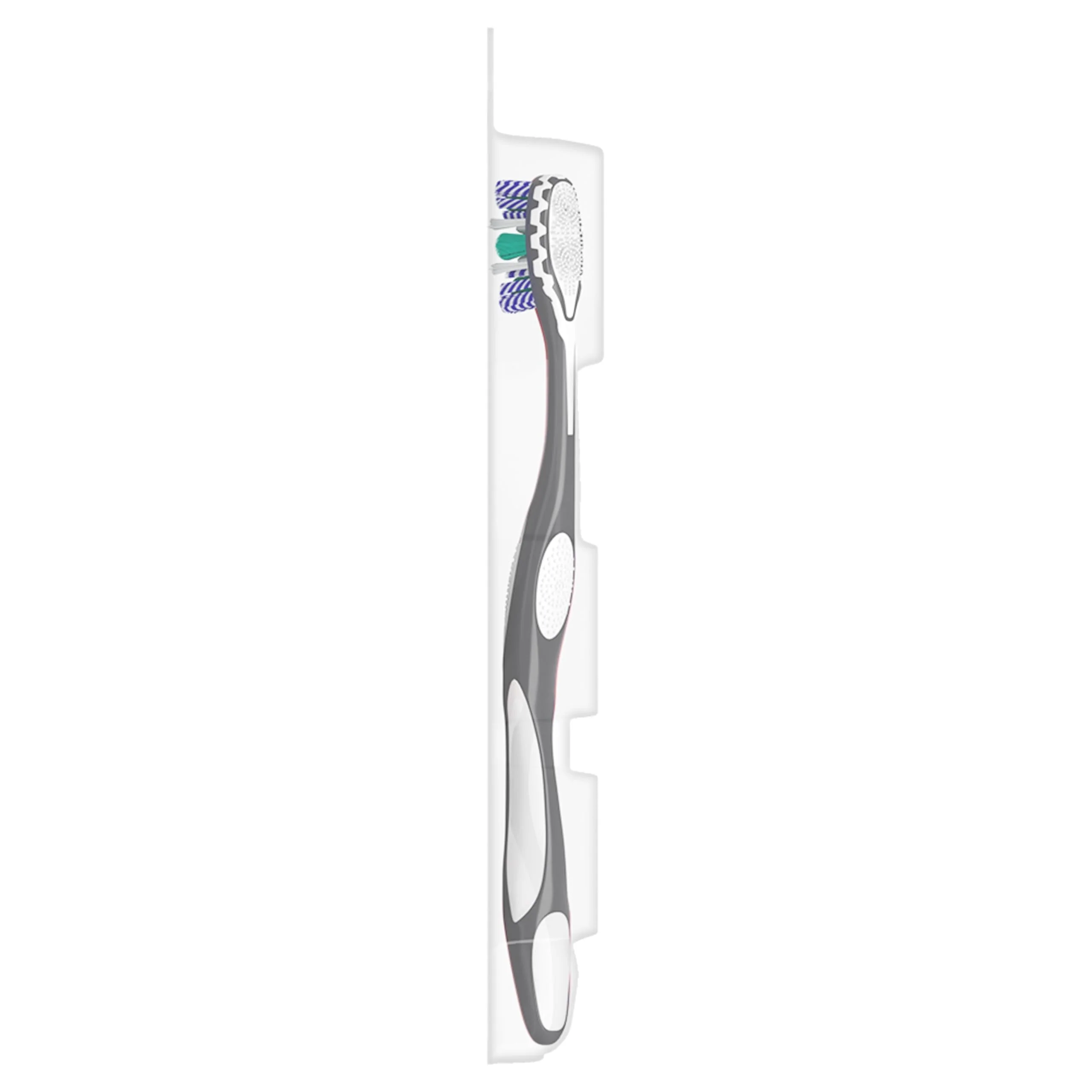 Colgate 360 Optic White Advanced Whitening Toothbrush, Adult Medium Toothbrush with Whitening Cups, Helps Whiten Teeth and Removes Odor Causing Bacteria, 2 Pack 2 Count (Pack of 1) - Image 9