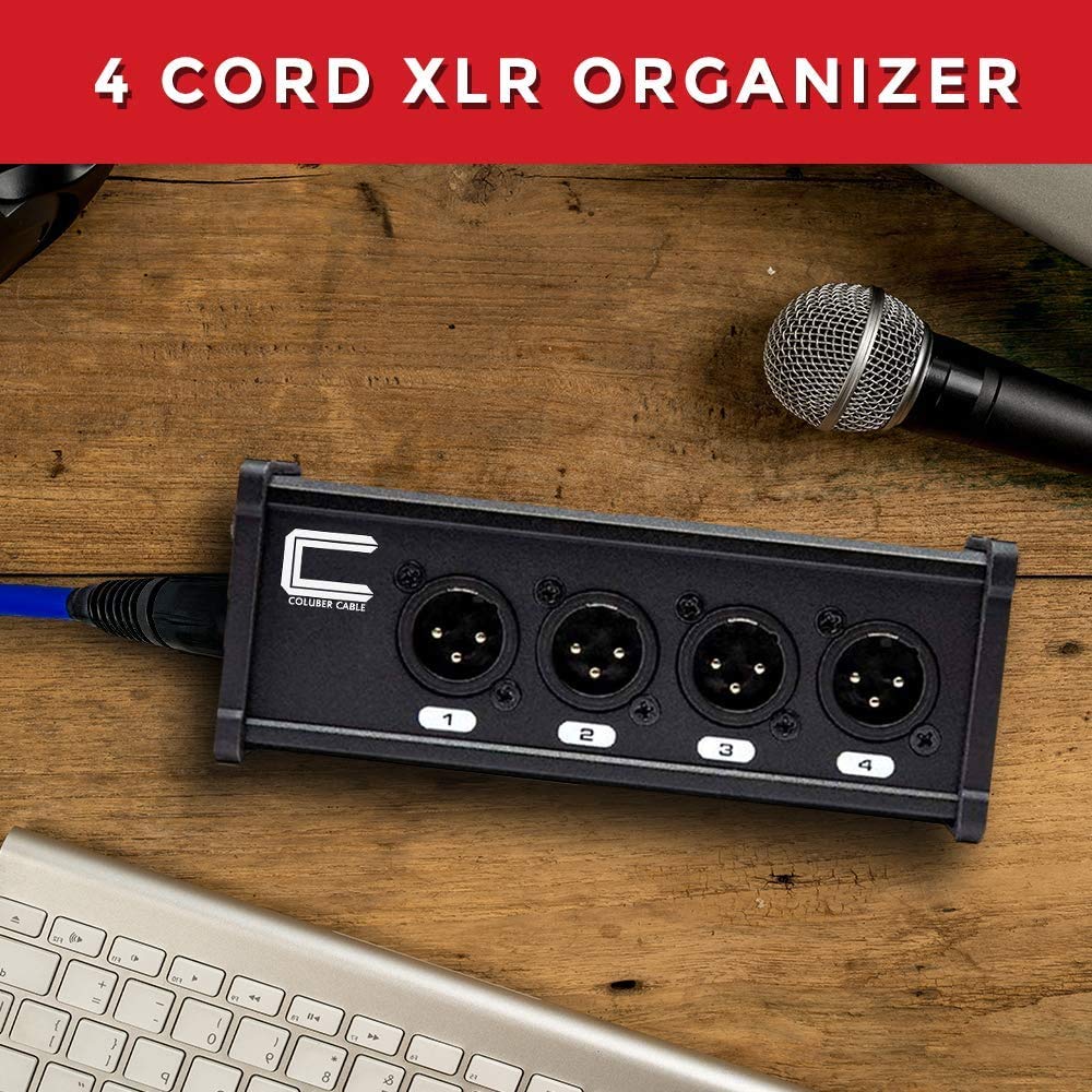 COLUBER CABLE XLR Snake 4 Channel Audio Over Ethernet - DMX Snake XLR Over Ethernet RJ45 Audio Snakes Pair Male and Female Box - Image 3