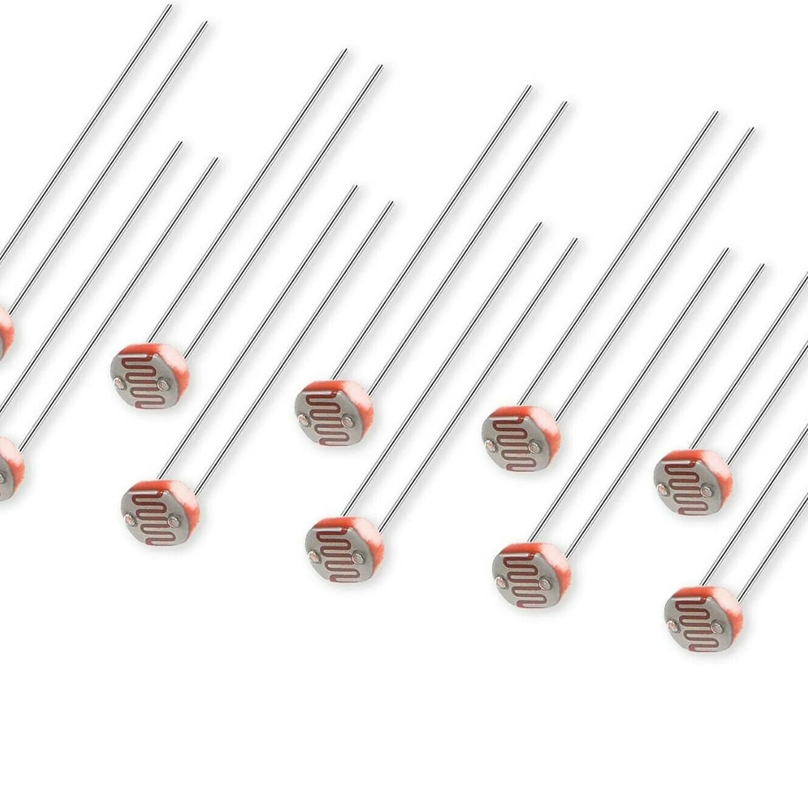 Comforty 20pcs 5mm Ohm Photoresistor LDR Resistor 5528 GL5528 Light Dependent Photoconductor 30pcs Photo Light Sensitive - Image 2
