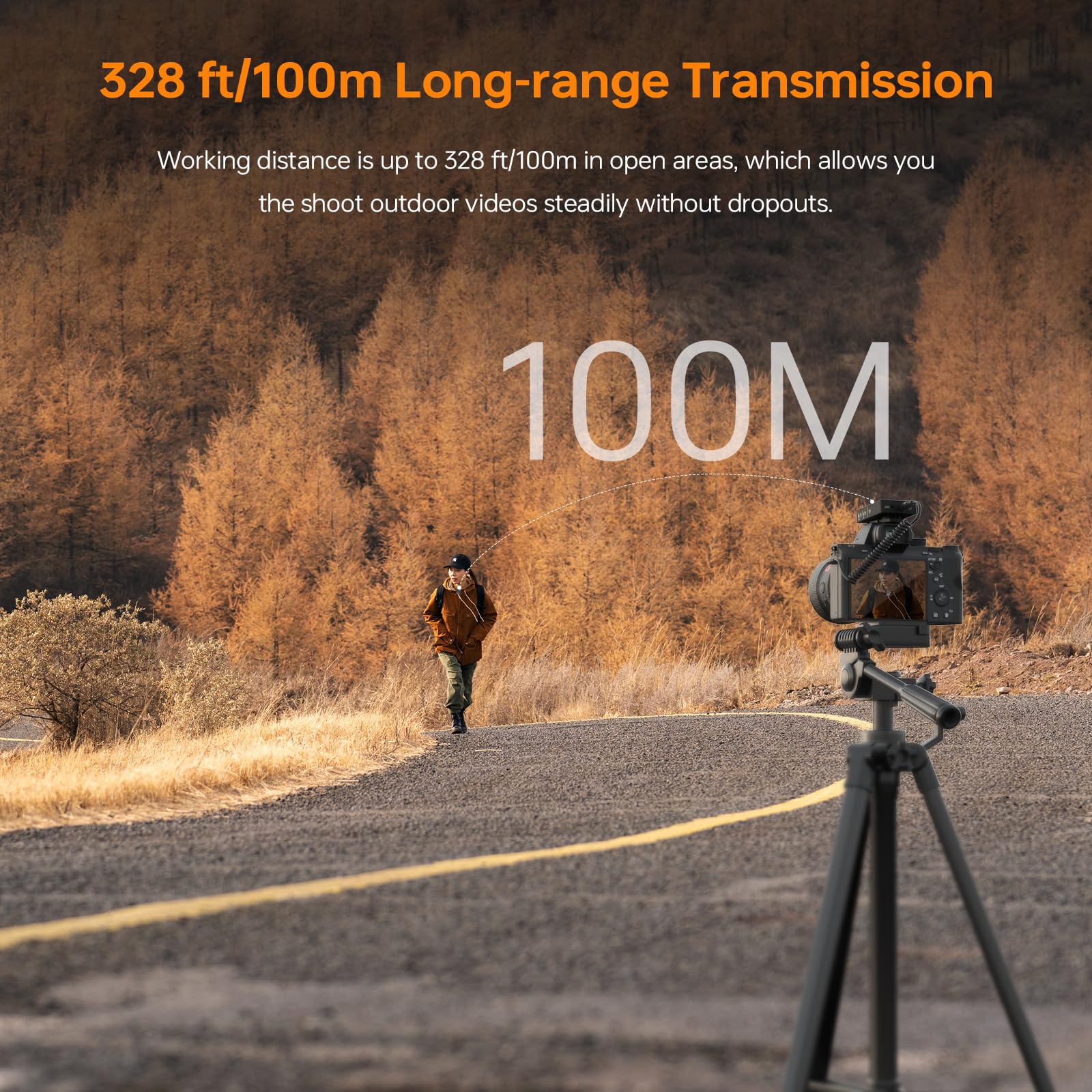 Comica BoomX-D2 - Wireless Microphone System for Cameras, Camcorders, Smartphones, Laptops, Compact Wireless Lavalier Lapel Microphone with Safety Audio Track, Noise Reduction, 328' Range, Low Latency - Image 7