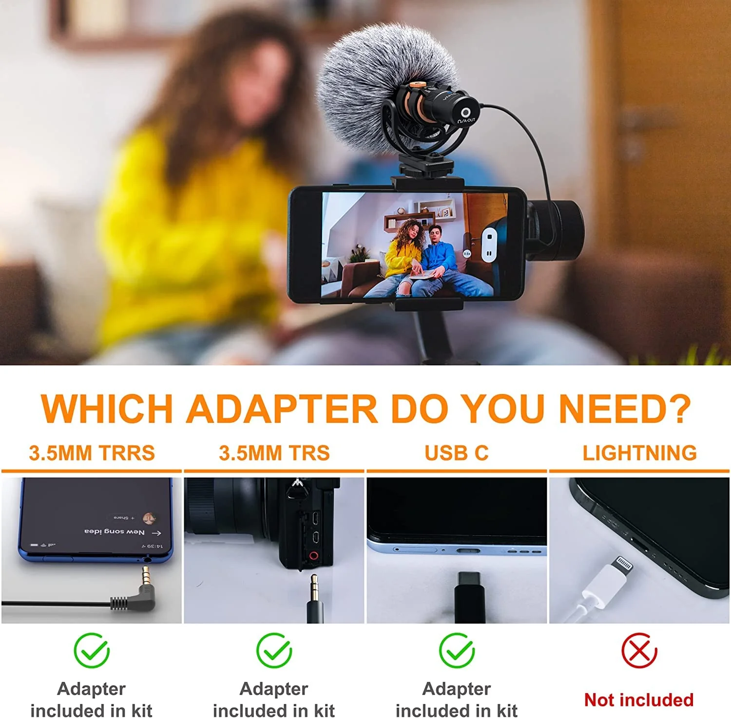 COMICA VM10 PRO Universal Video Microphone - Adjustable Gain, USB C Digital Output, Monitoring - Shotgun Mic for Camera, Smartphone, Tablet, PC - Ideal for Vlogging, Live Streaming, and Recording - Image 3