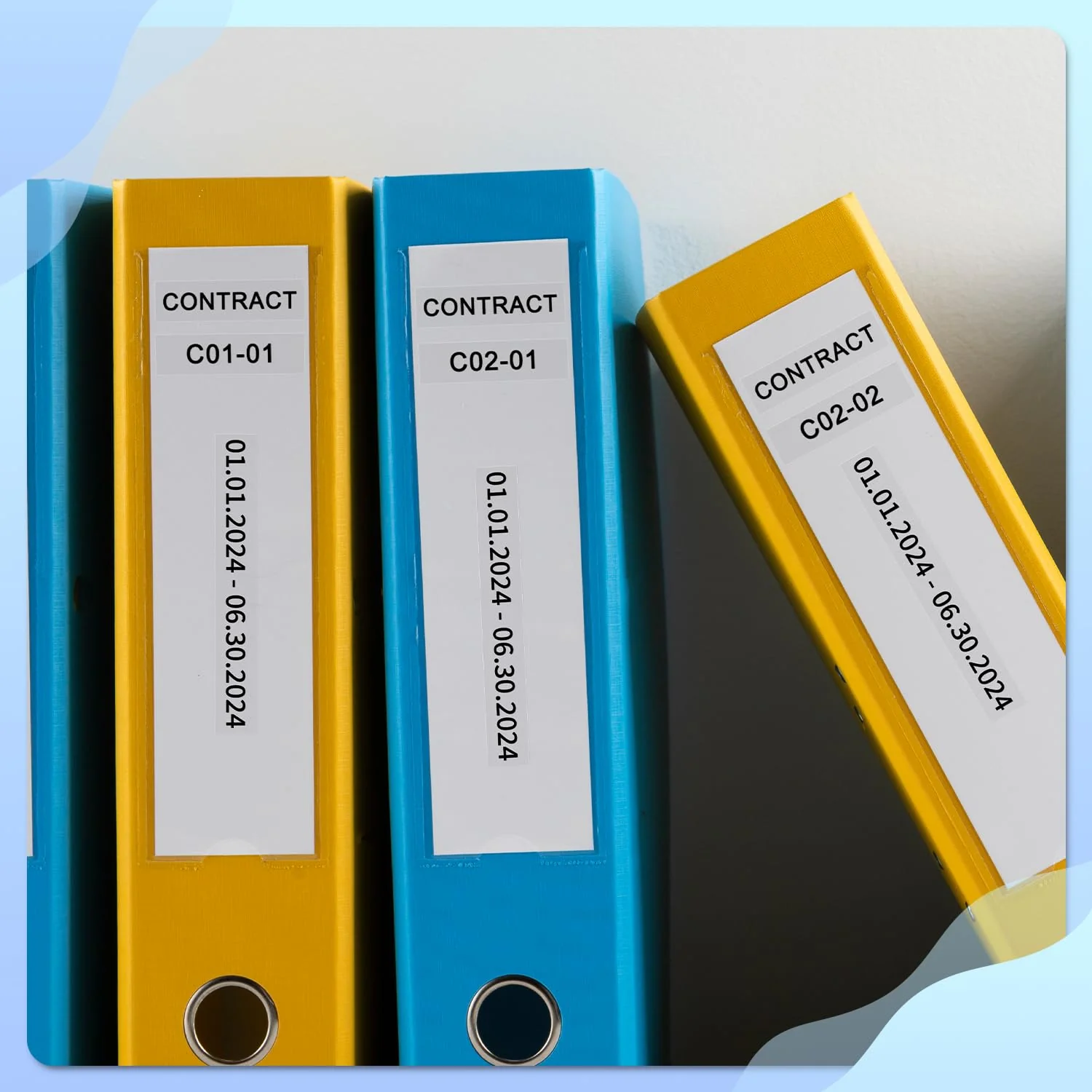 Compatible DYMO D1 Label Tape Black on Clear Replace for DYMO Label Maker Refills 45010 S0720500, 1/2Inch x 23Ft for Dymo LabelManager 160 210D 280 360D Label Maker, 3-Pack - Image 6