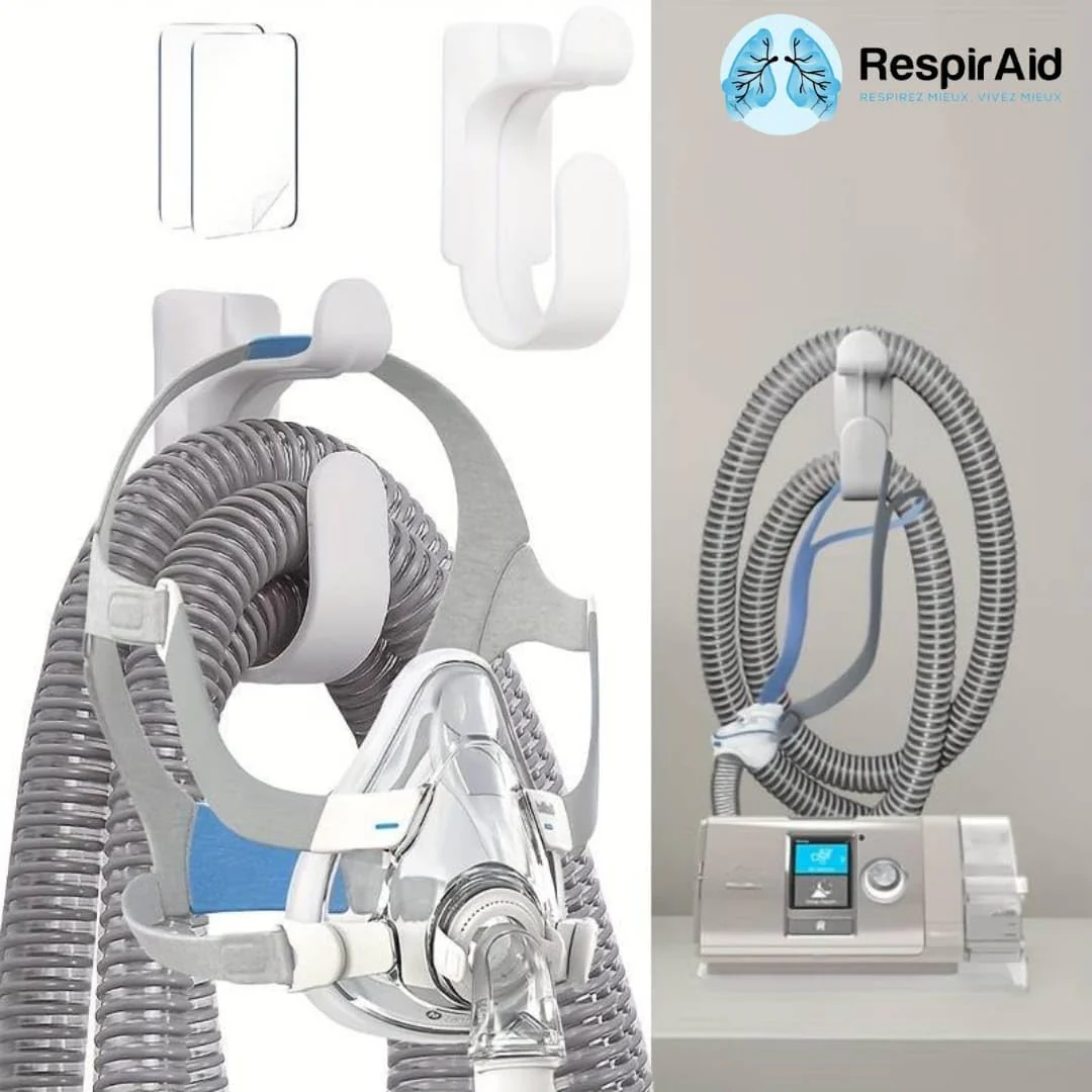 Complete CPAP Cleaning Kit – Compatible with ResMed & AirSense – Includes CPAP Hose, Tube Cleaning Brushes, Mask Wipes Bag, Wall Mounts & Hose Clips - Image 5