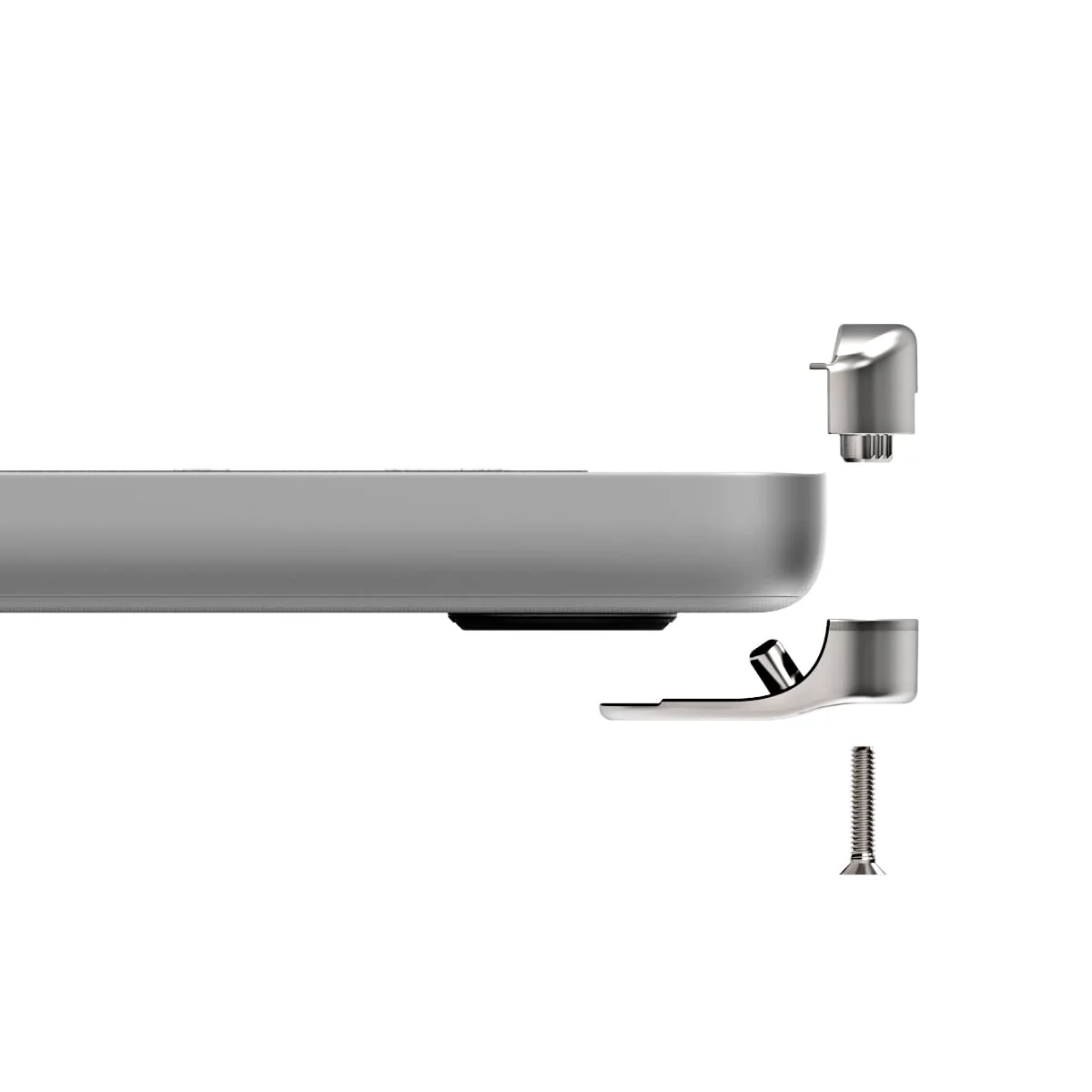 Compulocks Ledge Lock Adapter for MacBook Pro 14" M1, M2 & M3 with Combination Cable Lock Silver - Image 8
