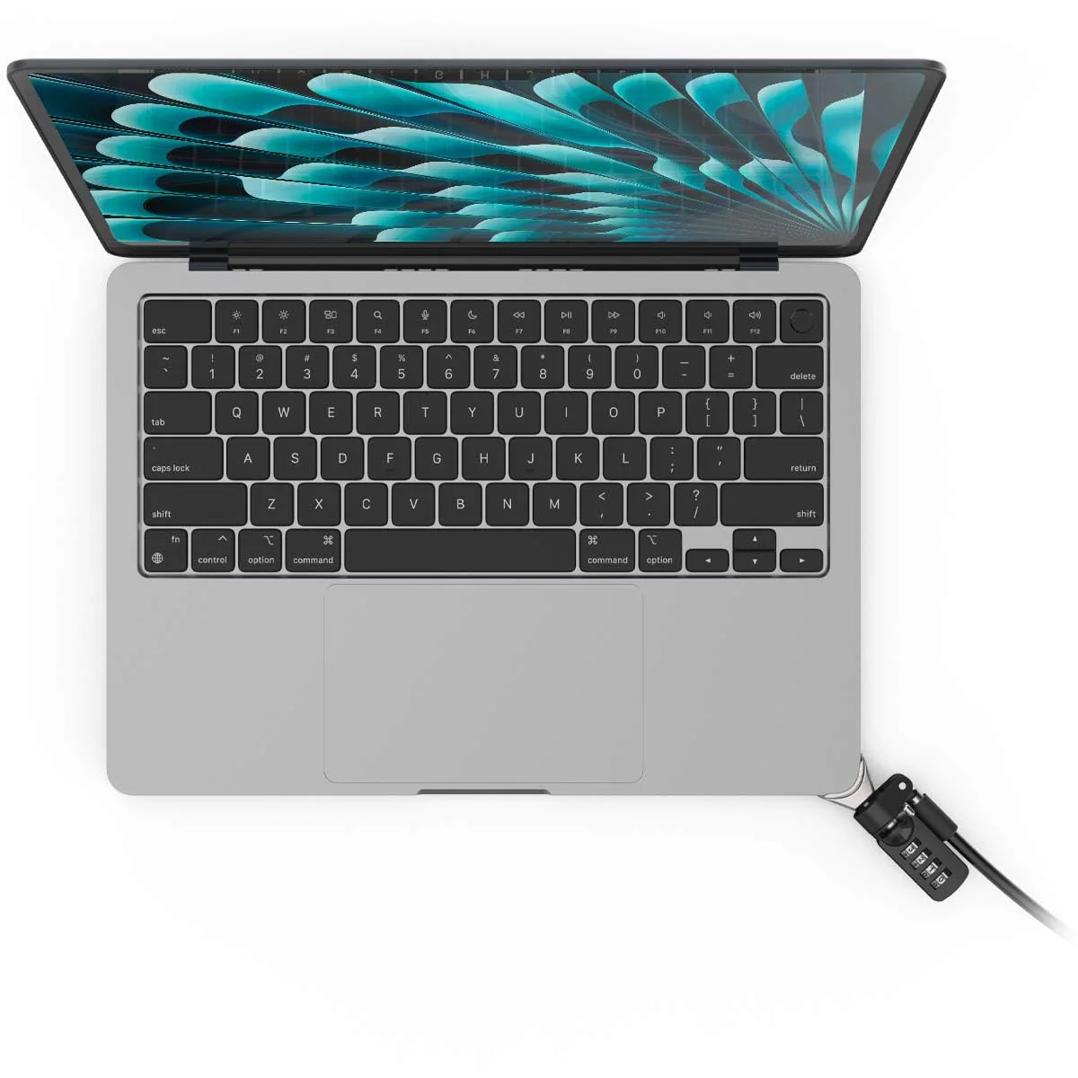 Compulocks Ledge Lock Adapter with Combination Cable Lock for MacBook Air M2/M3 15" 2023/24 - Image 2