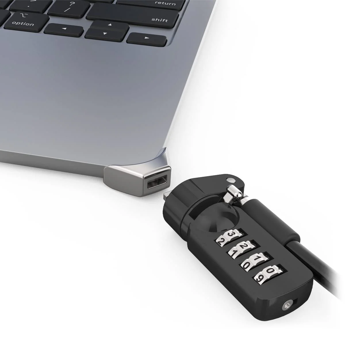 Compulocks Ledge Lock Adapter with Combination Cable Lock for MacBook Air M2/M3 15" 2023/24 - Image 5