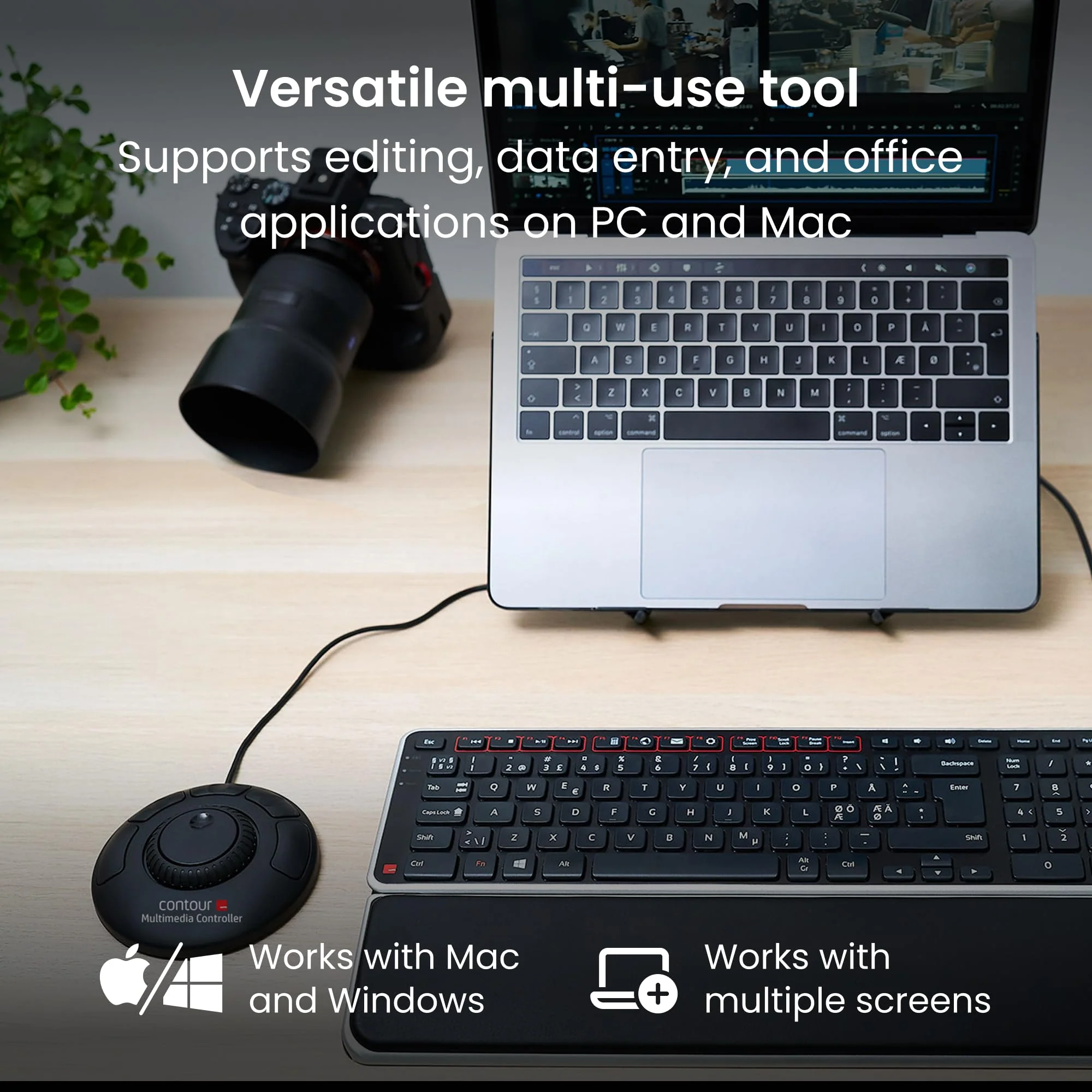 Contour Design ShuttleXpress - Editing Shuttle with 5 Programmable Buttons - Ergonomic Video Editing Equipment Compatible with Mac and PC Systems - Image 4