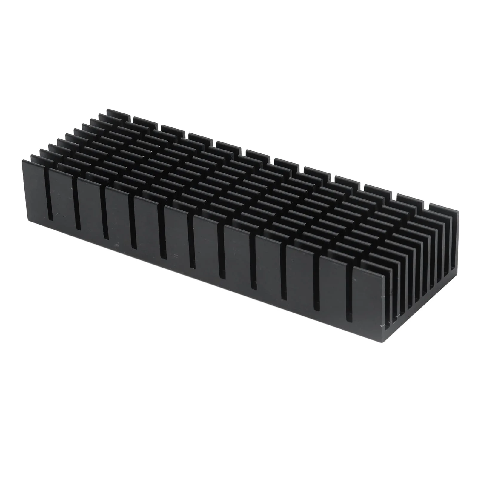 Cooling Fins, Aluminium Heatsink, Pack of 2, Slotted Design, 120 x 40 x 20 mm, High Efficiency for Electronic Components for CPU (with Adhesive) - Image 2
