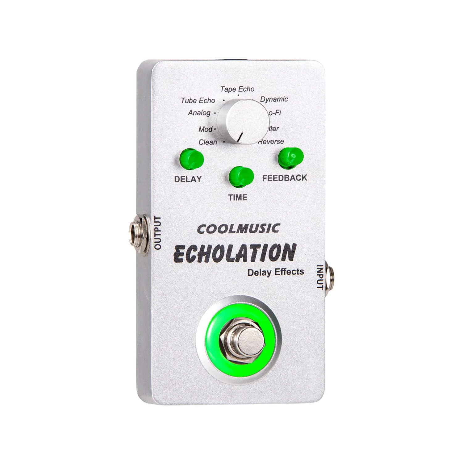 COOLMUSIC A-DE01 Echolation Digital Delay Pedal with 9 Effects… - Image 6