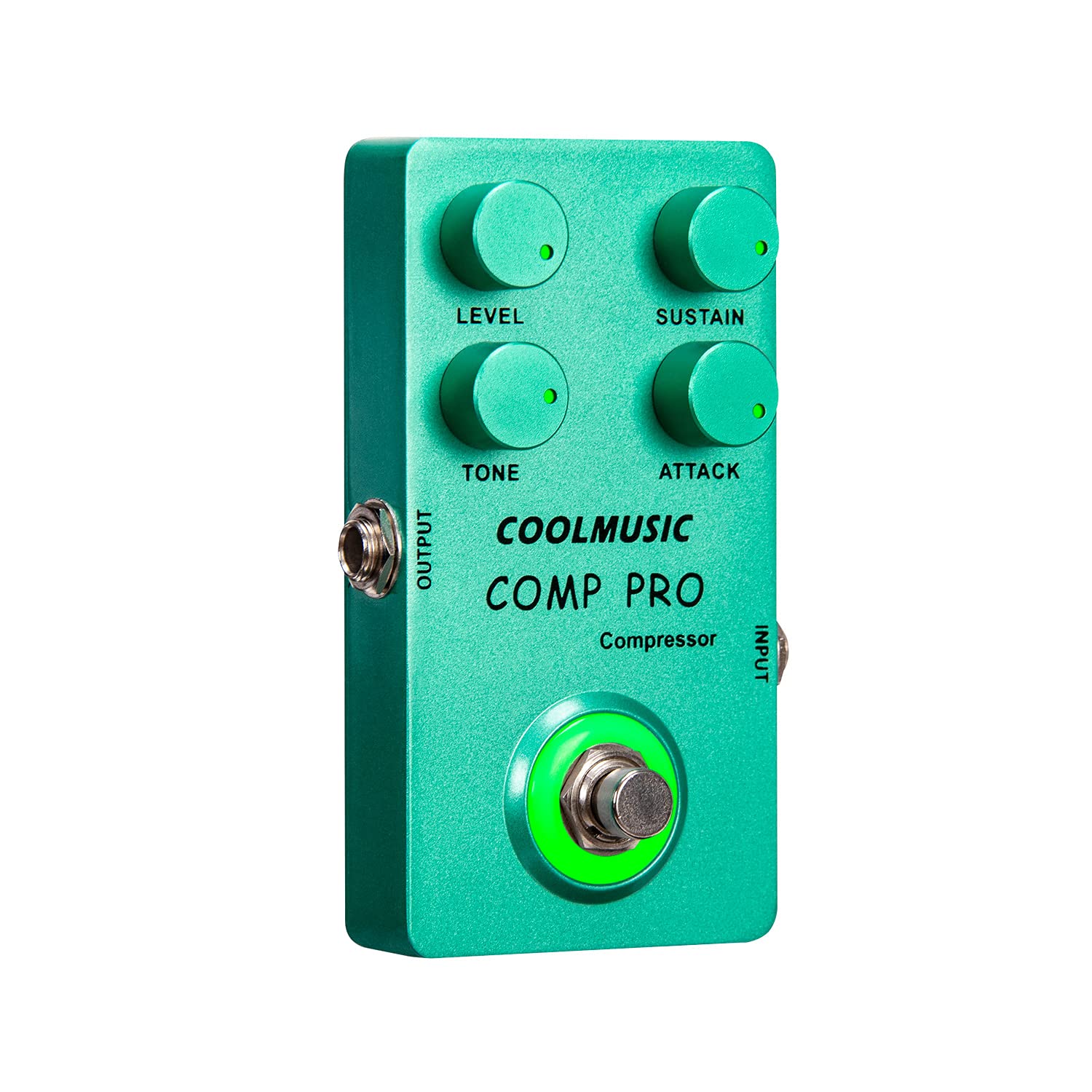 COOLMUSIC C-CS01 Compressor Pedal, Comp Guitar Pedal Compression Effect Electric Guitar and Bass True Bypass - Image 2