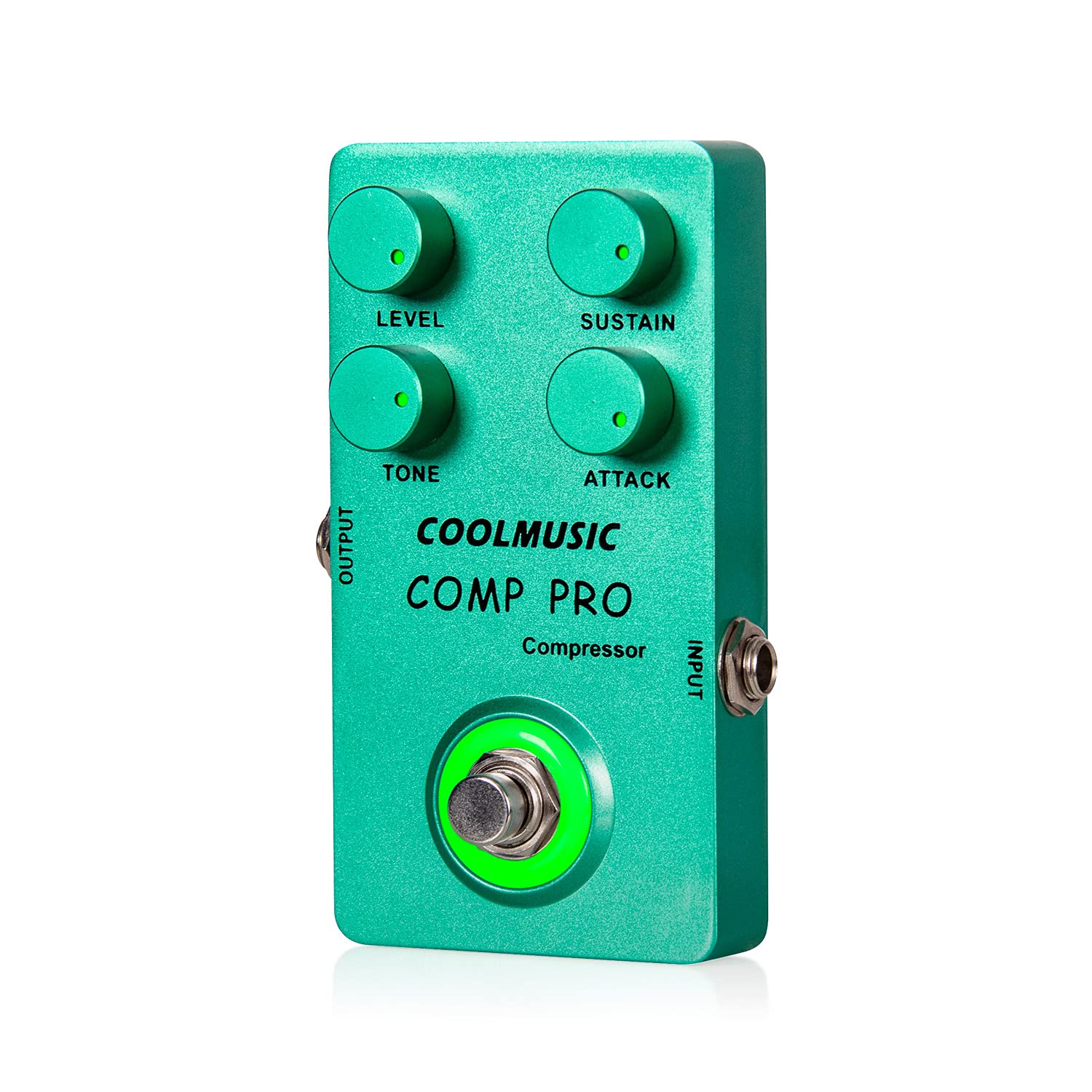 COOLMUSIC C-CS01 Compressor Pedal, Comp Guitar Pedal Compression Effect Electric Guitar and Bass True Bypass - Image 4