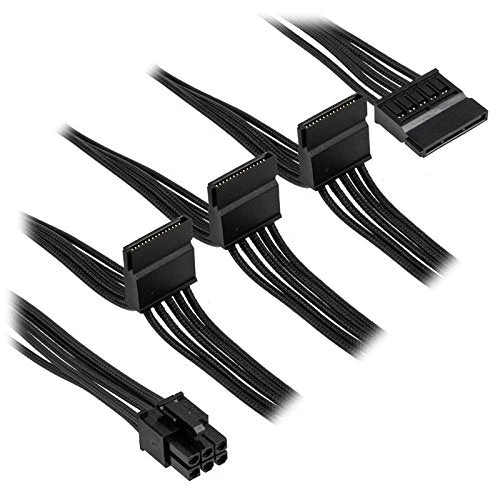 Corsair CP-8920186 Premium Individually Sleeved SATA Cable, Black PSUs 29.5 inches - Image 4