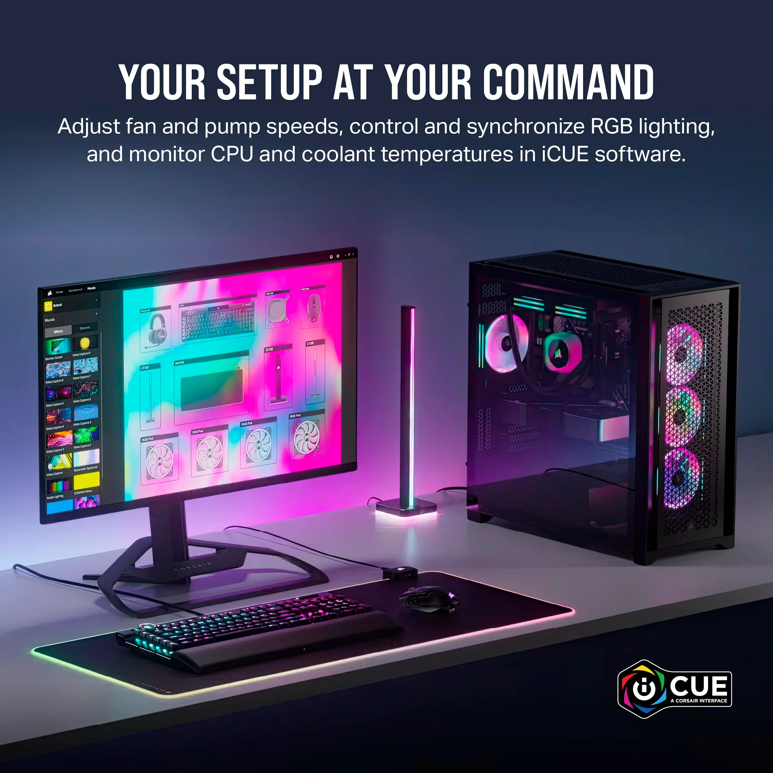 Corsair iCUE LINK QX120 RGB 120mm Magnetic Dome RGB Single Fan - Black Single (120mm) - Image 8