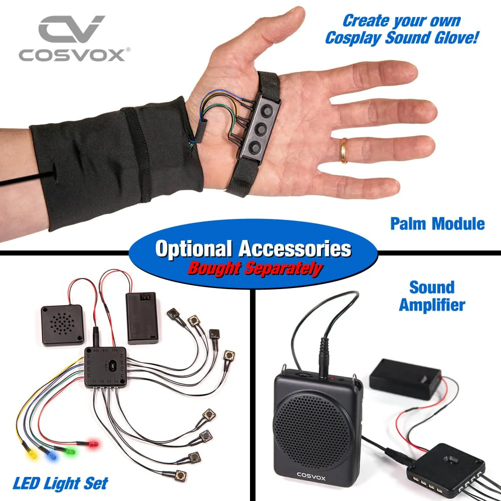 Cosplay Sound Effects Module. DIY Recordable Audio MP3 Sound Chip with 4 Push Buttons, 8MB Memory. Add Sound Effects or Music to Your Cosplay Costume Accessories, Crafts, Props and Replicas. - Image 7