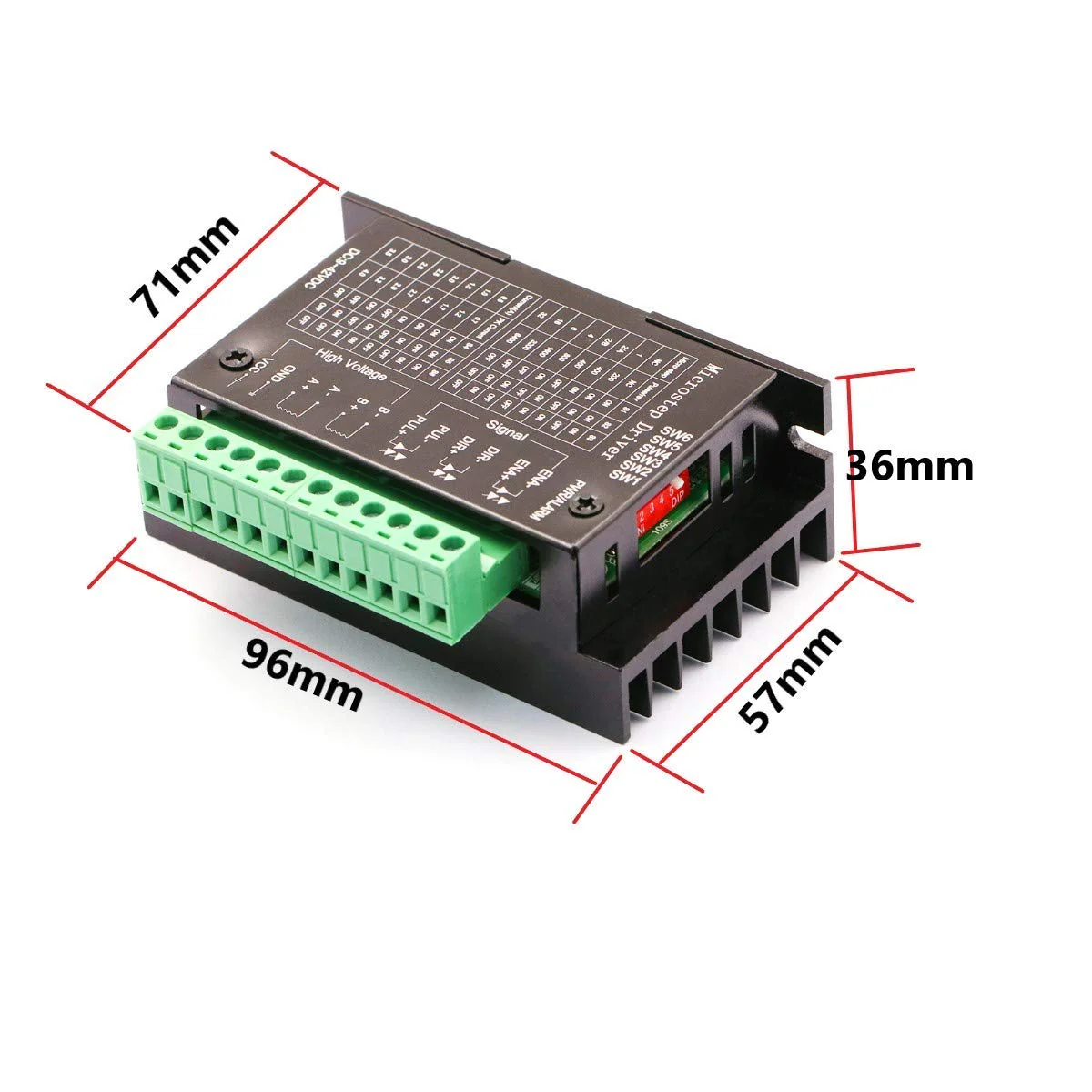 COVVY TB6600 4A 9-42V Stepper Motor Control CNC Controller 32 Segments 2/4 Phase Hybrid Stepper Motor Control Board - Image 2