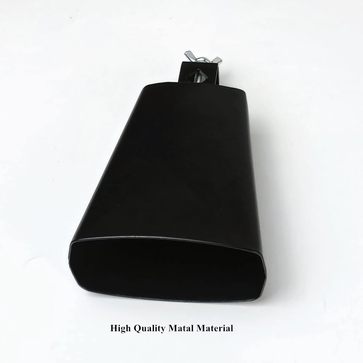 Cow Bell with 7 inch,Metal Steel Cow Bell with Drum Stick for Drumset Kit Percussion,Noise Makers for Sporting Events Wedding Party Concert - Image 2