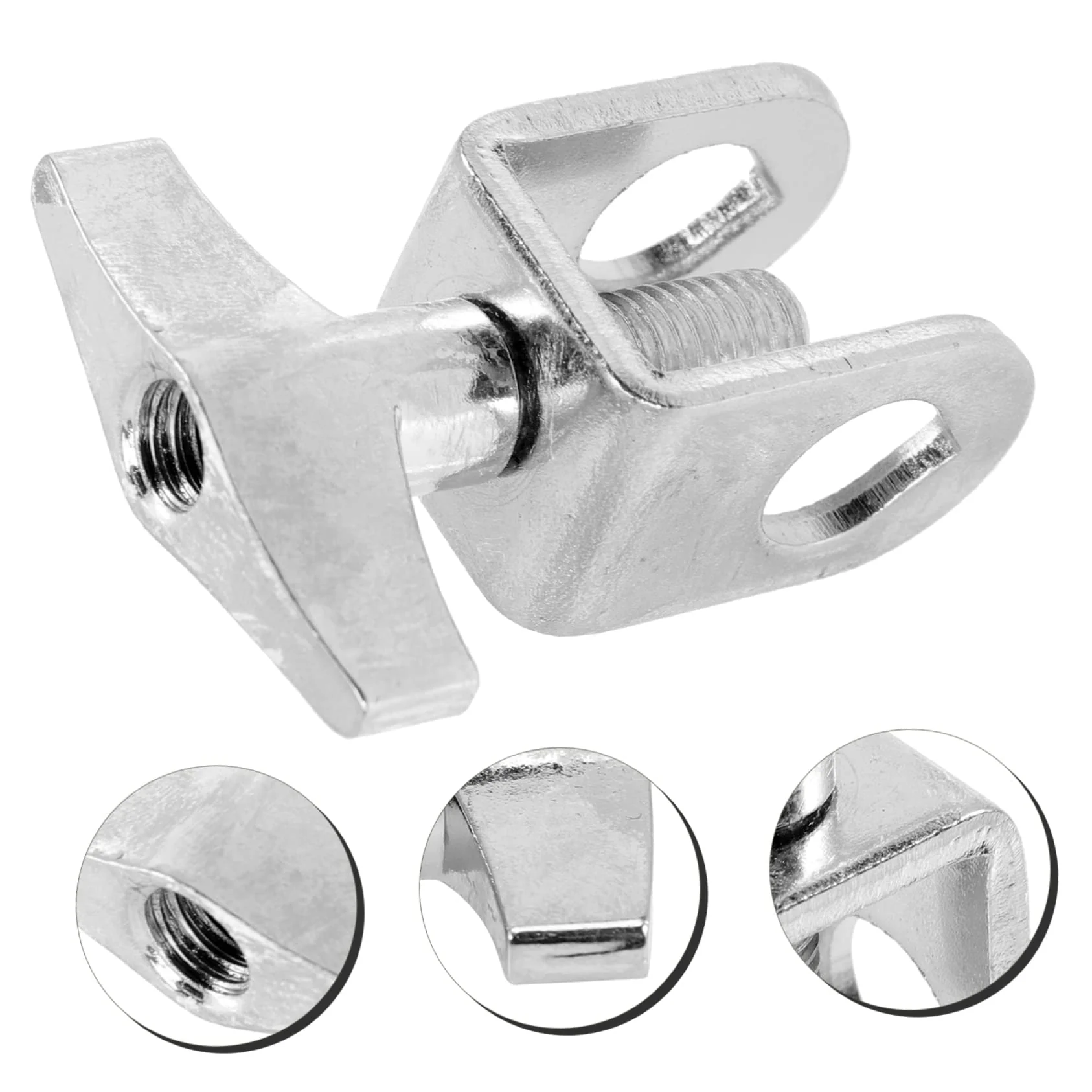 Cowbell Clip Hardware Brackets Metal Bracket Moon Gels for Drums Drum Set Cowbell Clip Cowbell Mounting Clamp Cowbell Accessories Drum Music Instrument Part Metal Cowbell Clip - Image 5