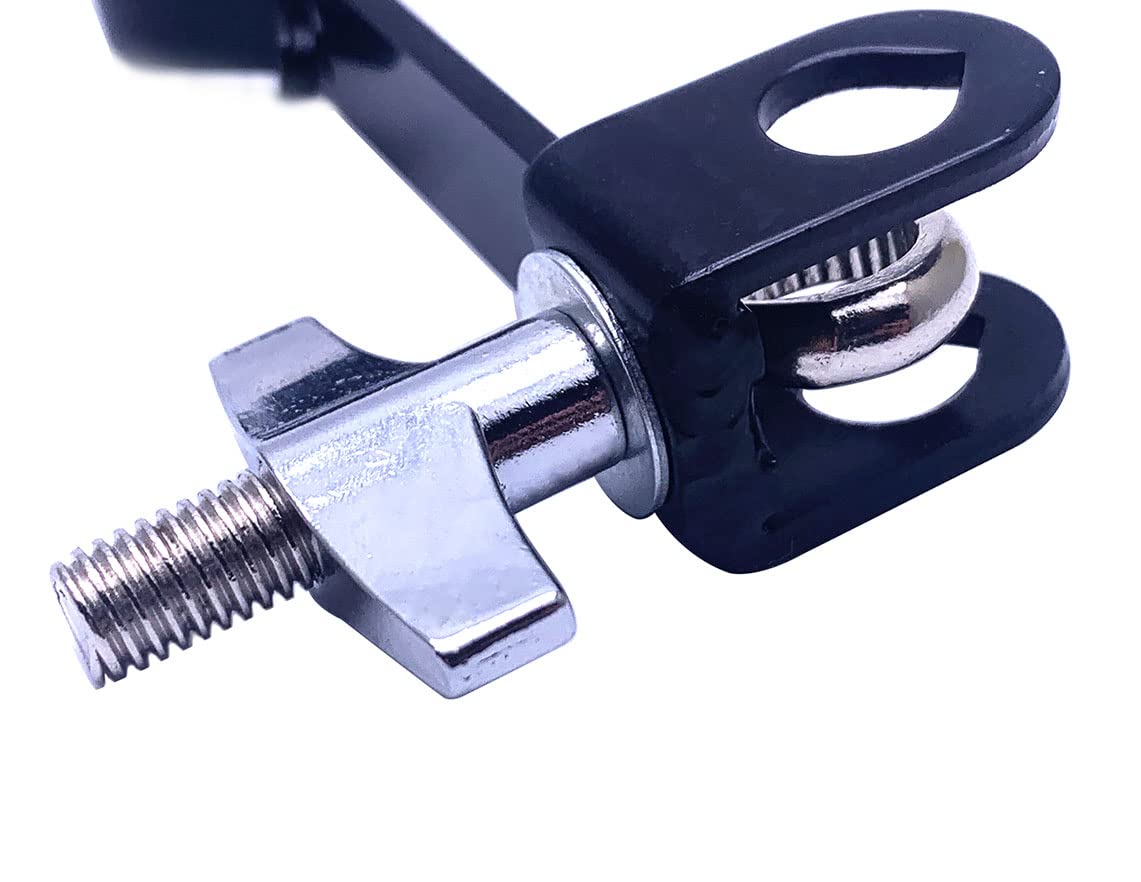 Cowbell Holder Clamp Drum Set Mounting Clamp Bracket for Jam Blocks Tambourine Cymbal Black Powder Coated Steel - Image 4