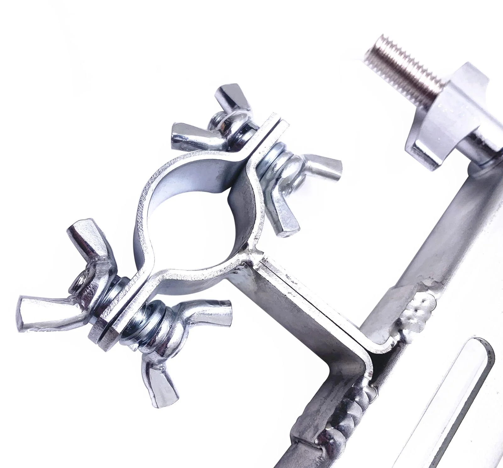 Cowbell Holder Latin Percussion Mount-All Percussion Bracket Instrument Accessory (4 Position Mounted Chrome) 4 Position Mounted Chrome - Image 4