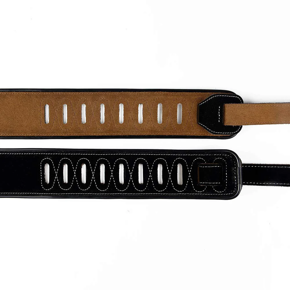 Cowhide Guitar Strap Soft Comfable Durable Electric Guitar Strap Bass Strap Adjustable Acoustic Guitar Belt Width 7cm (Y22) Y22 - Image 5