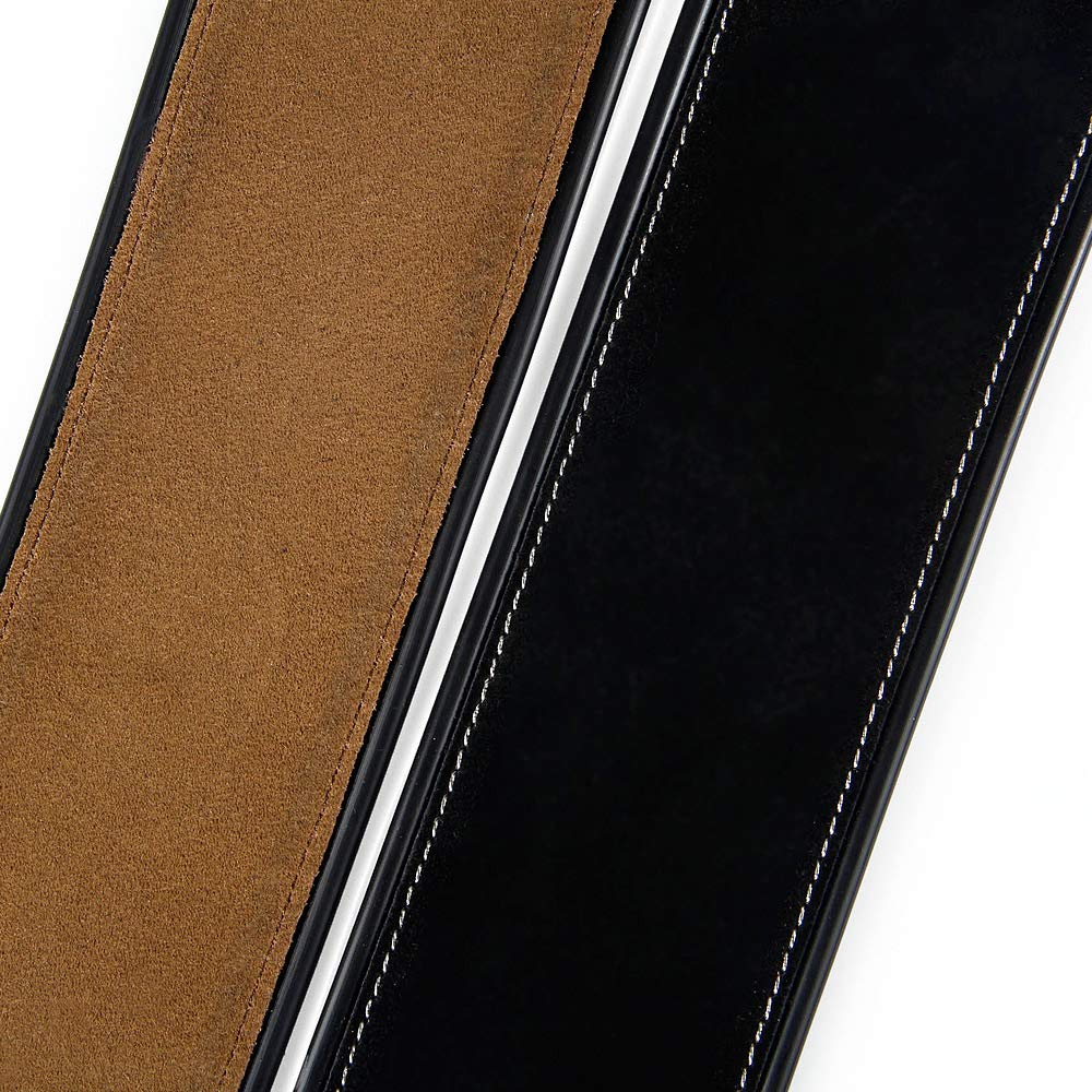 Cowhide Guitar Strap Soft Comfable Durable Electric Guitar Strap Bass Strap Adjustable Acoustic Guitar Belt Width 7cm (Y22) Y22 - Image 6