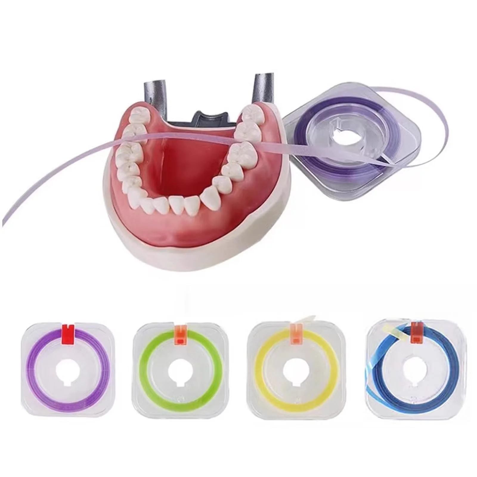 COZERI 4 Rolls Tooth Sandpaper Polishing Strips for Teeth Polishing, Tartar Remover for Spaces, Dental Polisher for Teeth, Dental Polish and Plaque Removal - Image 5