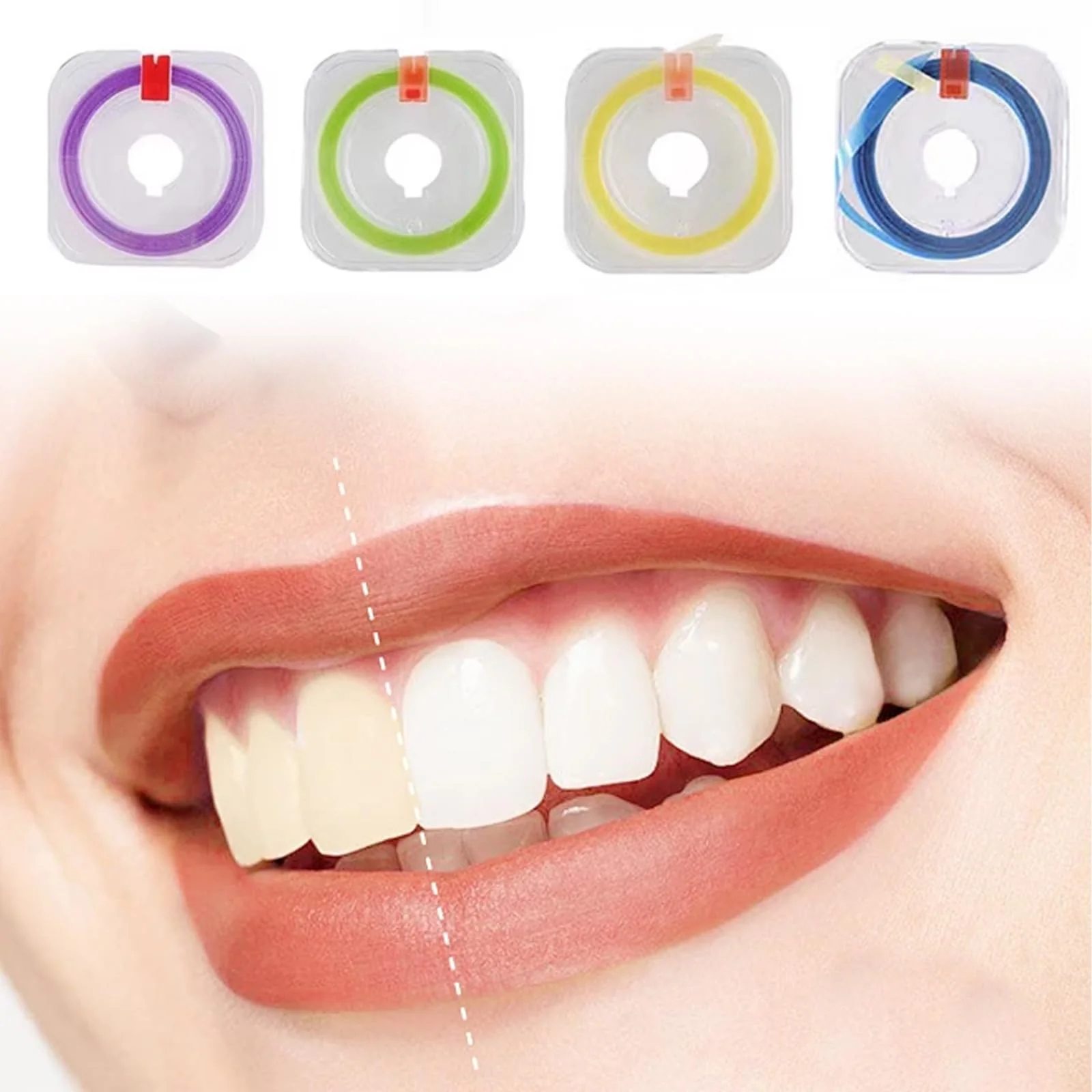 COZERI 4 Rolls Tooth Sandpaper Polishing Strips for Teeth Polishing, Tartar Remover for Spaces, Dental Polisher for Teeth, Dental Polish and Plaque Removal - Image 7