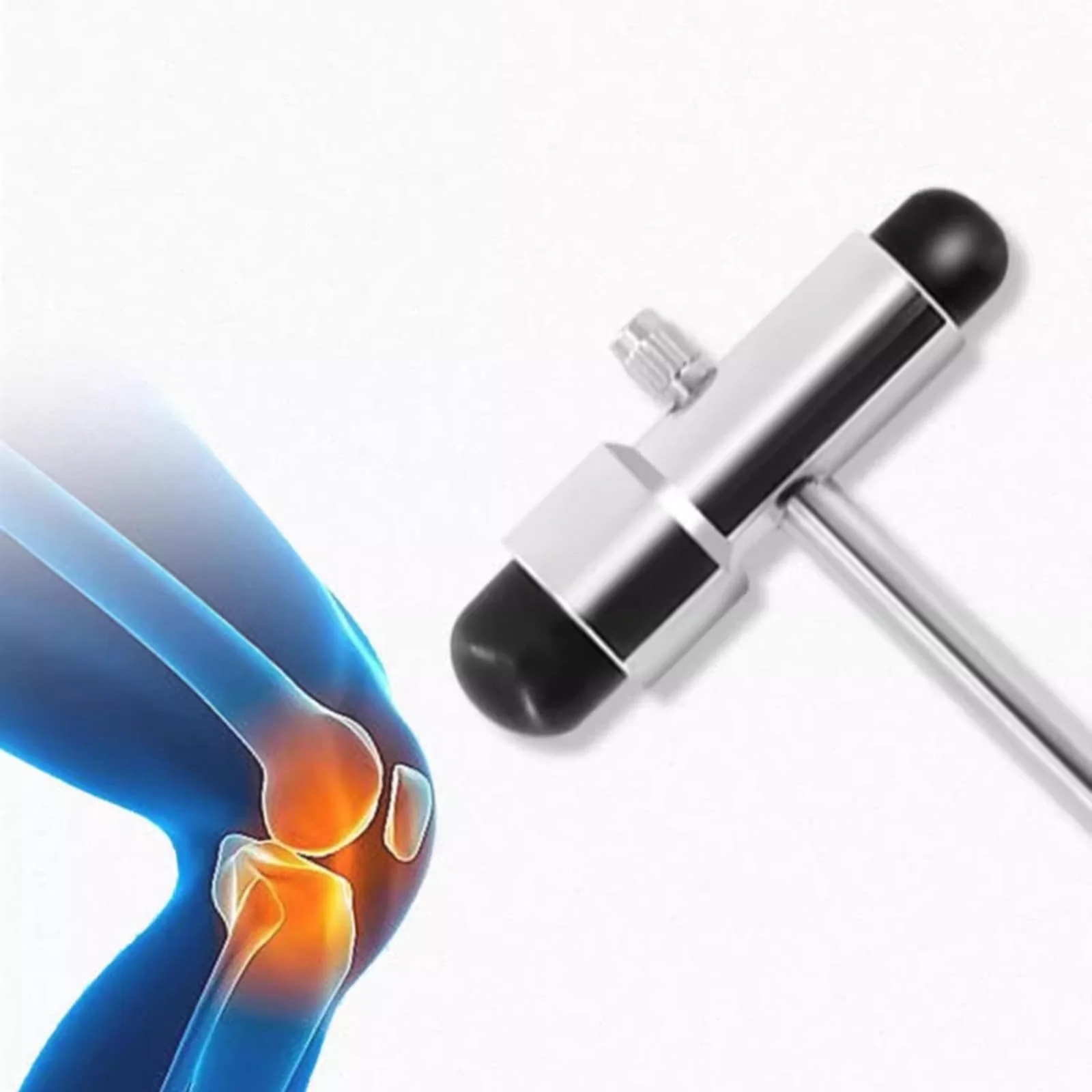 COZERI Trömner Neurological Reflex Hammer, Multifunctional Medical Reflex Diagnostic Hammer with Double Plastic Head, Percussion Hammer for Neuro Reflex Tests - Image 4