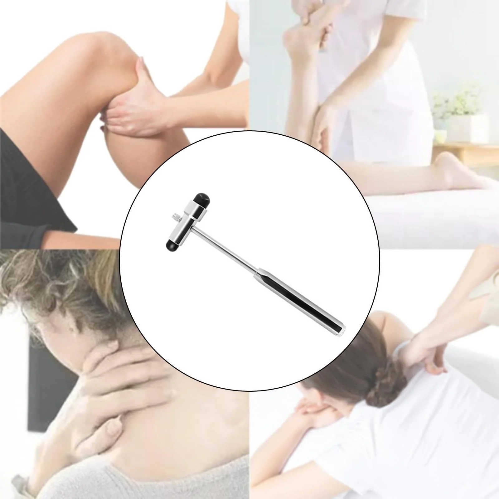 COZERI Trömner Neurological Reflex Hammer, Multifunctional Medical Reflex Diagnostic Hammer with Double Plastic Head, Percussion Hammer for Neuro Reflex Tests - Image 7