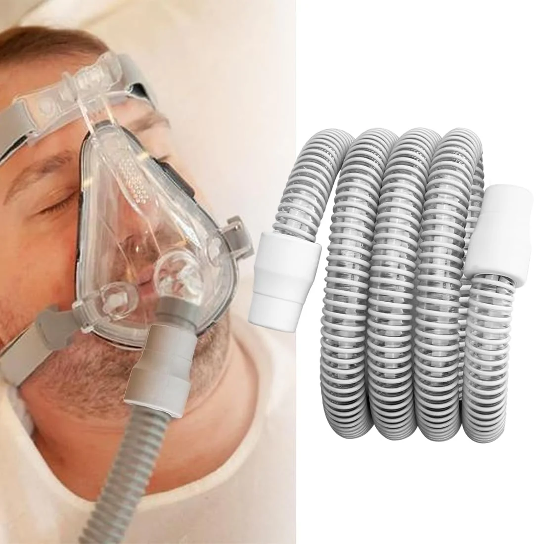 CPAP Hose 180 cm Universal Ventilation Hose Breathing Device Hose Plastic Ventilation Device Accessories 22 mm Hose Connection - Image 5