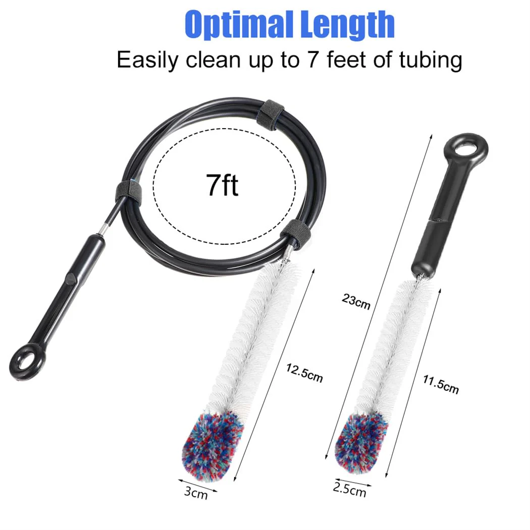 CPAP Hose Brush 2 Pieces Cleaning Brush for CPAP Hoses Cleaning Kit Mask Cleaning Brush Cleaner Hose Brush 18 mm and 22 mm - Image 4