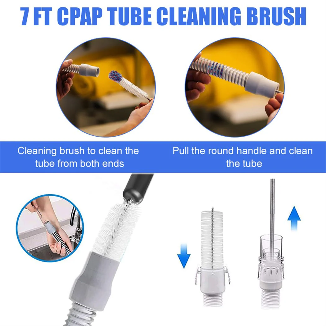 CPAP Hose Brush 2 Pieces Cleaning Brush for CPAP Hoses Cleaning Kit Mask Cleaning Brush Cleaner Hose Brush 18 mm and 22 mm - Image 6