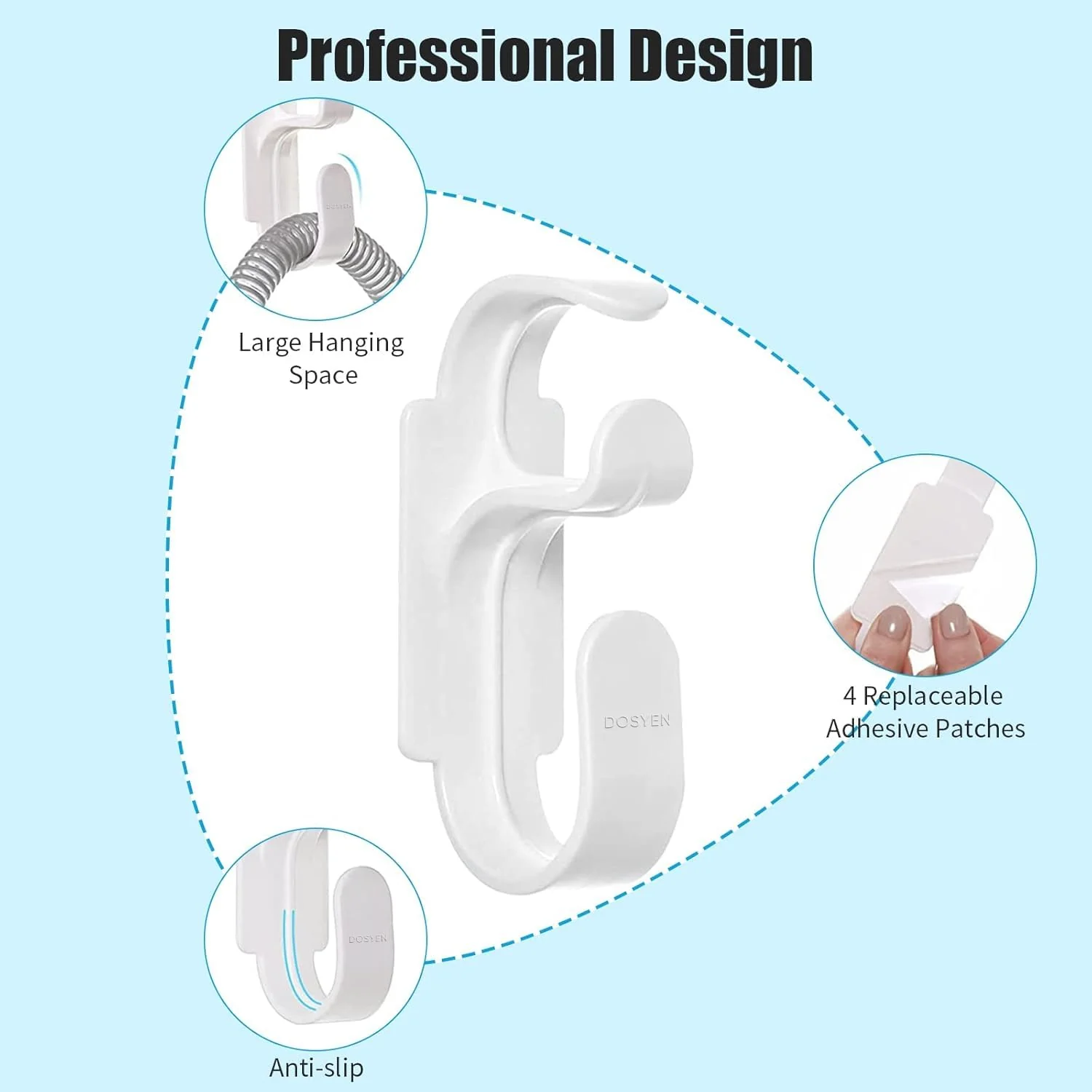CPAP Hose Holder Pack of 2, CPAP Stand System for Respirator Device, Provide Stable and Tangle-Free CPAP Mask Pipeline System to Help You Sleep Better for Sleep Apnea Accessories - Image 2