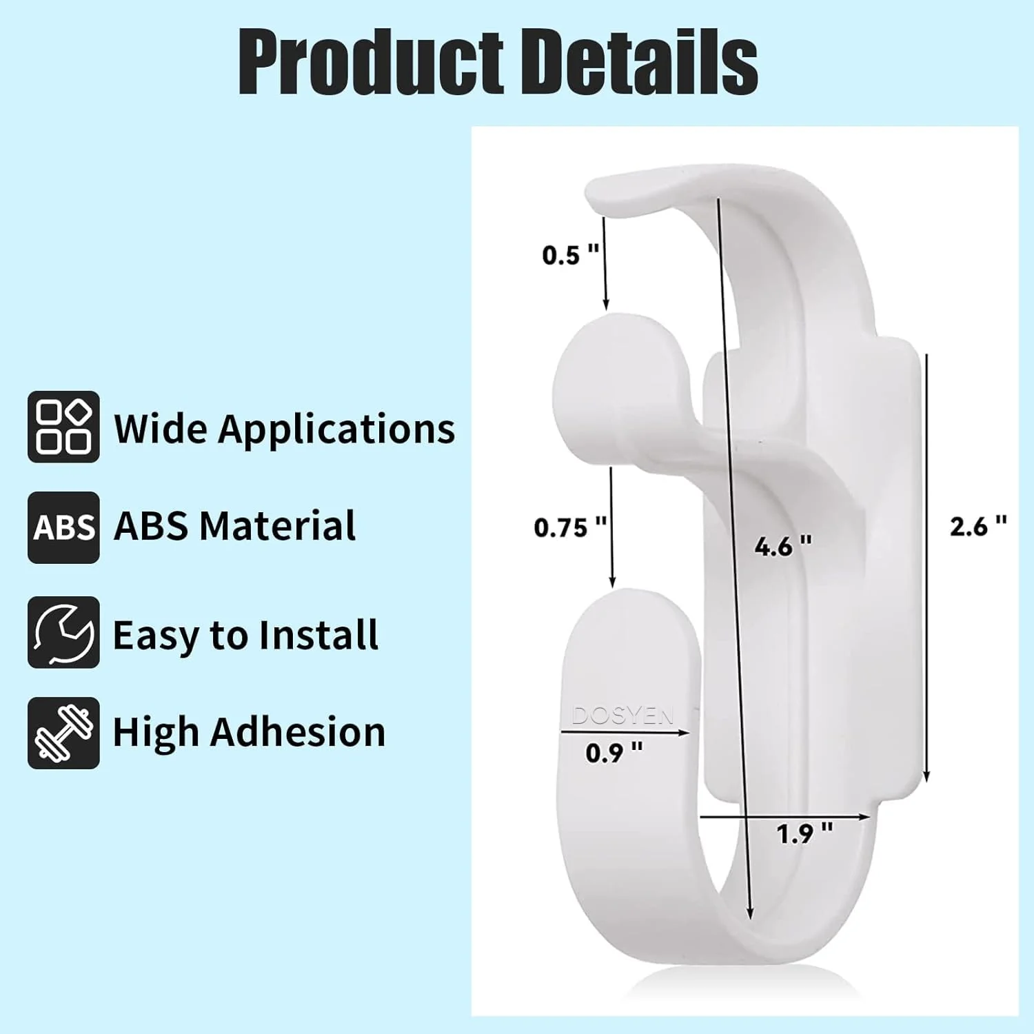 CPAP Hose Holder Pack of 2, CPAP Stand System for Respirator Device, Provide Stable and Tangle-Free CPAP Mask Pipeline System to Help You Sleep Better for Sleep Apnea Accessories - Image 3