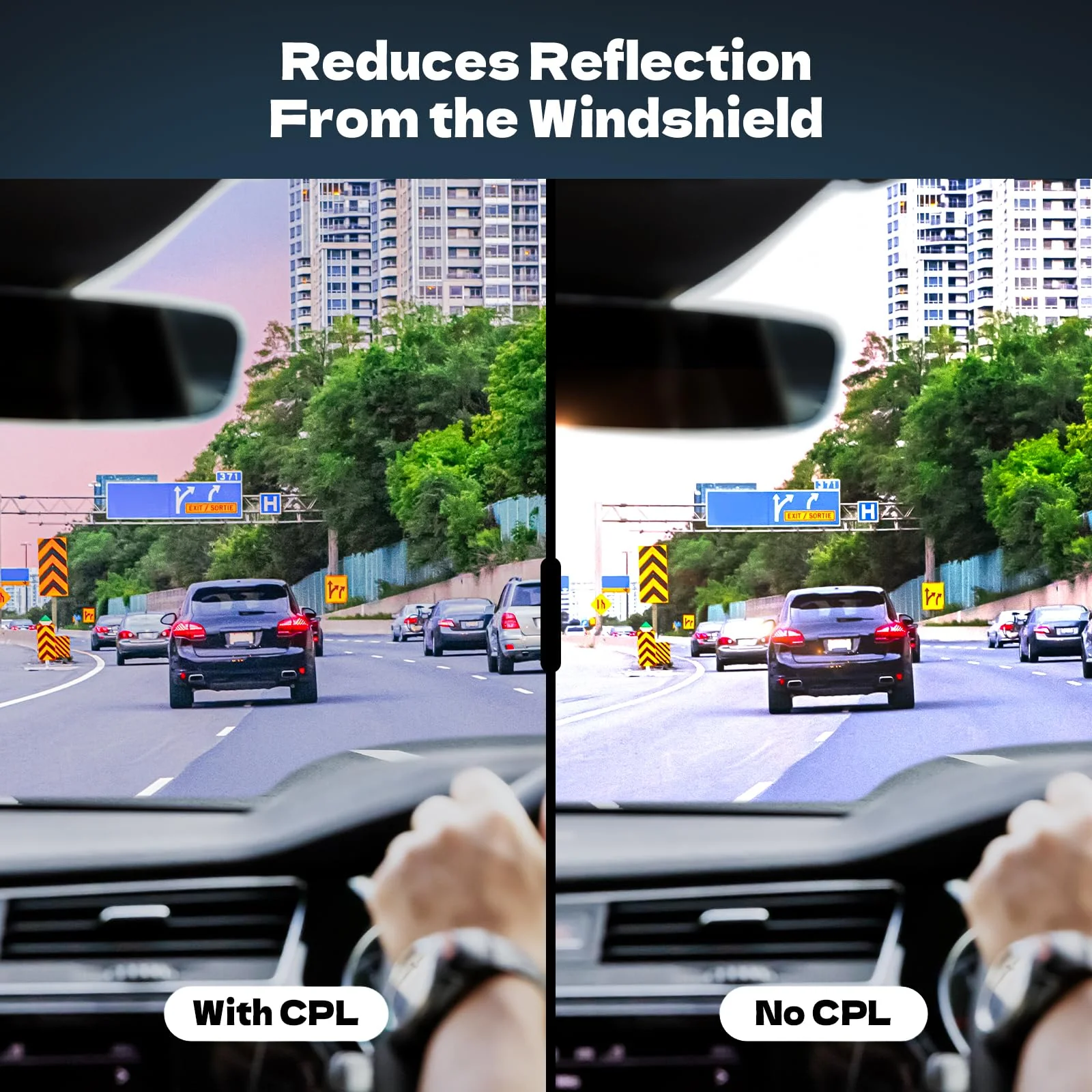 CPL Filter Circular Polarizing Filter，Lens Protection for Vantrue E1, E2, E3, E1 Lite, S1 Pro, N4 Pro,N5 Dash Cam - Image 3