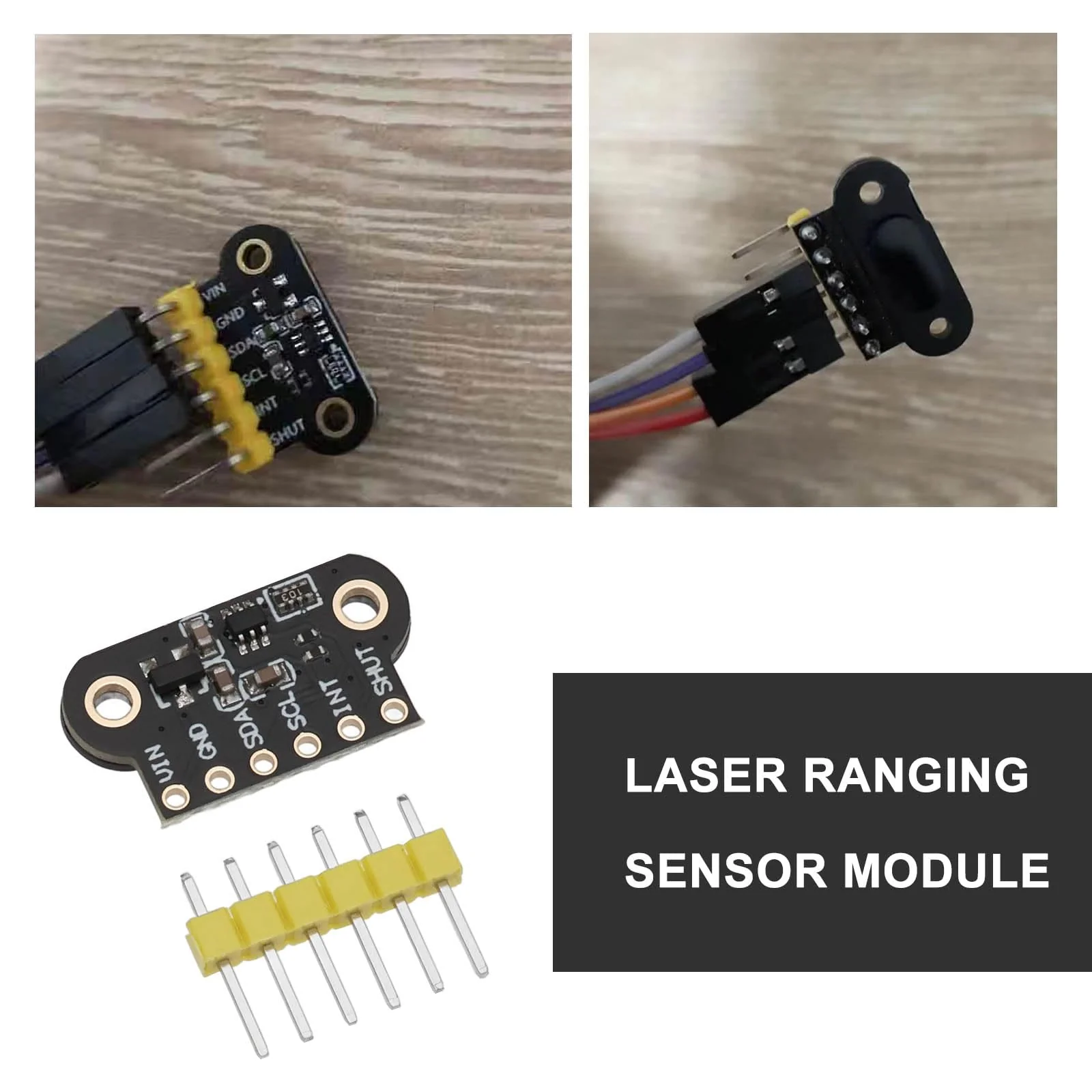 Create idea 1 Set Time of Flight TOF200C (2M) Laser Distance Sensor Module Compatible with ArduinoDEMO, Compatible with STM32 Demo (40mA 25°) - Image 2