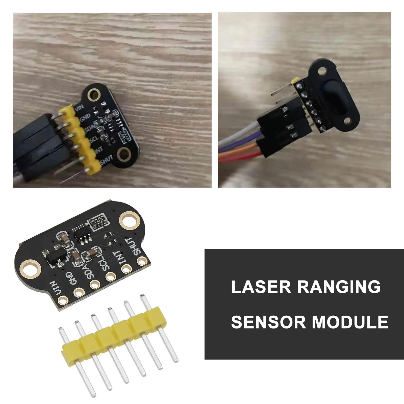 Create idea 1Set Time of Flight TOF400C (4M) Laser Ranging Sensor Module Compatible with ArduinoDEMO Compatible with STM32 Demo (40mA,25°) - Image 2