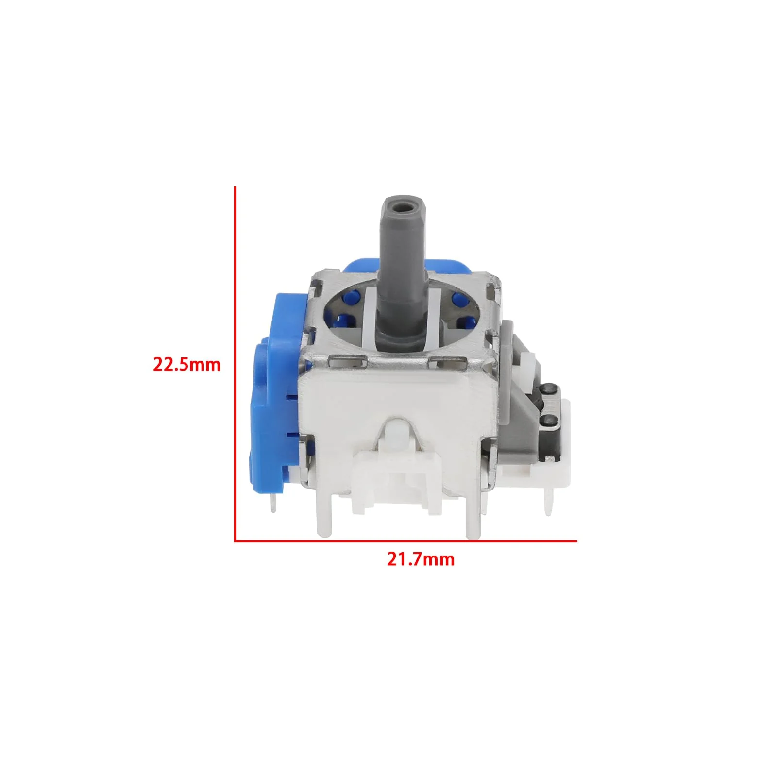 Create idea 2pcs Hall Effect Replacement Stick V3 Module Compatible with Switch Pro Controller Magnetic Effect Drift Fix Sensor Module Blue - Image 4