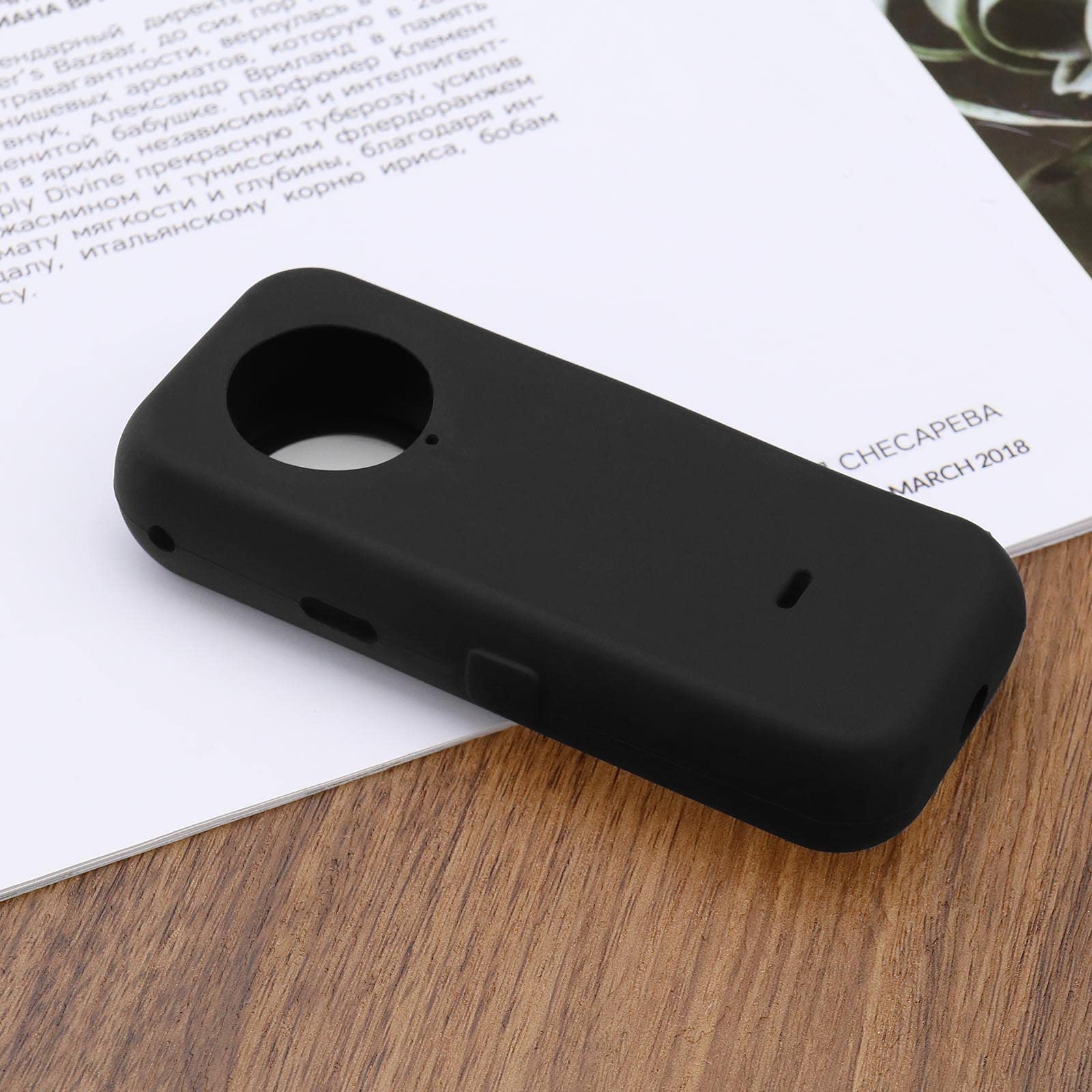 Create idea Set with 2Pcs Body Cover Protector Lens Cap Protector Replacement Compatible with Insta 360 ONE X2 Camera Silicone Camera Case Black - Image 6