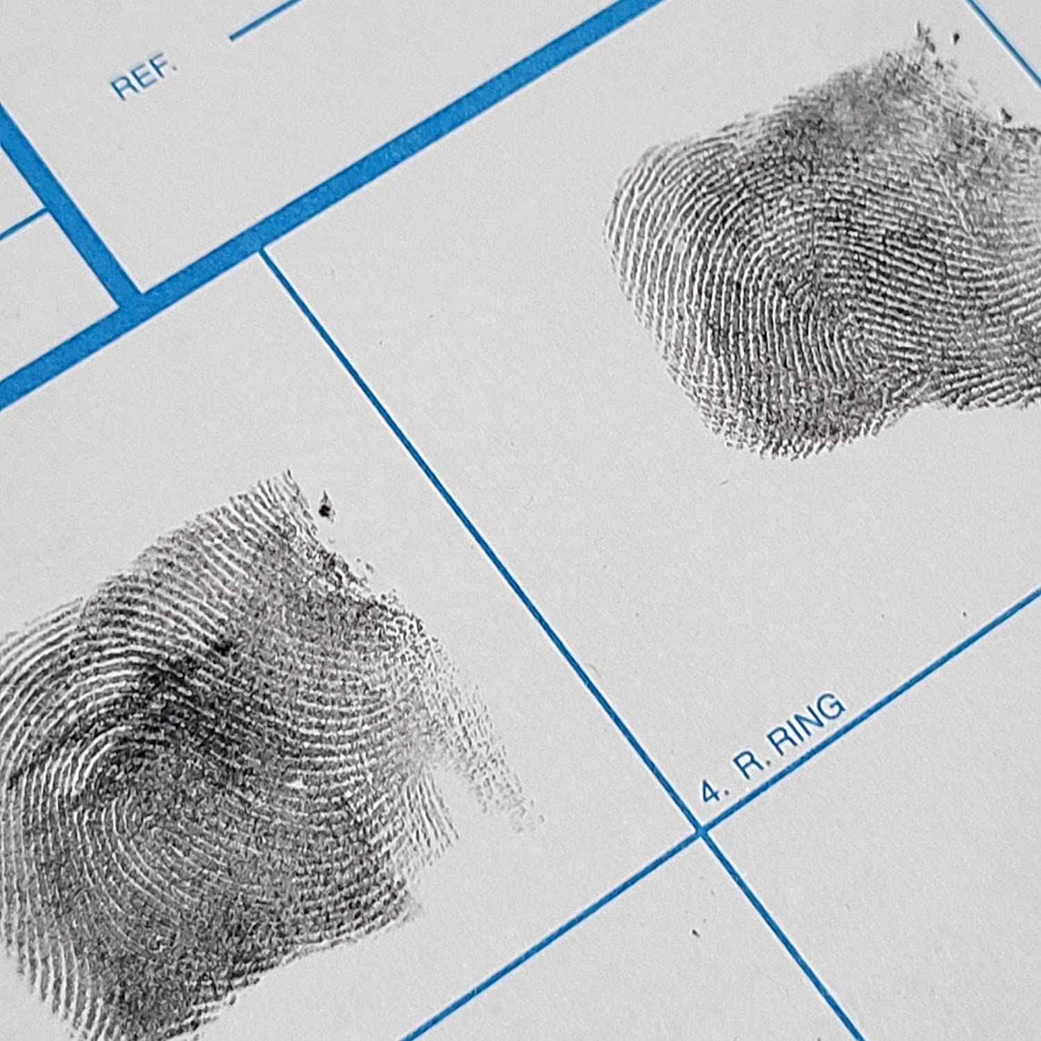 Crime Scene FD-258 Fingerprint Kit: Five Cards, Ink and Directions for use (Full) Full - Image 8