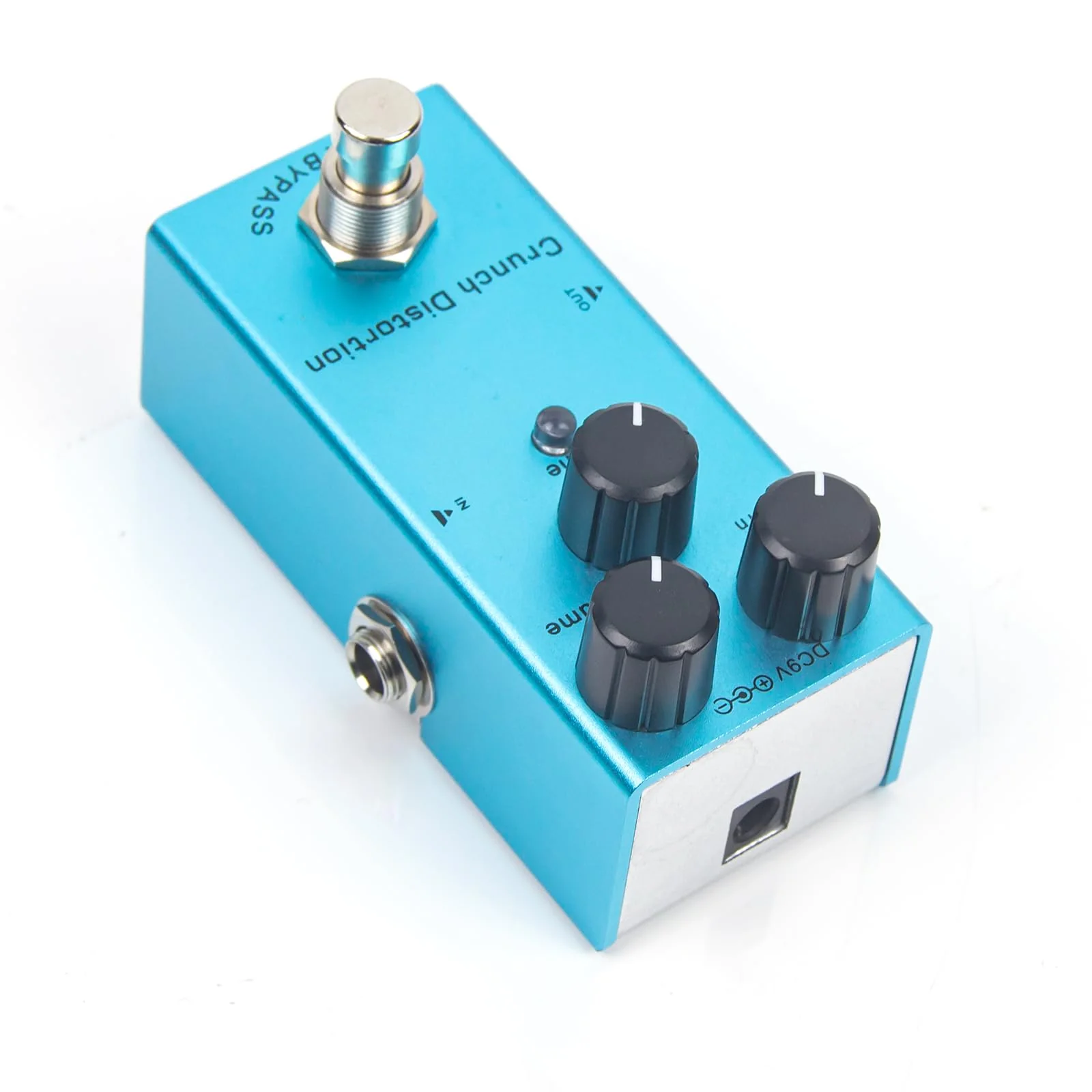 Crunch Distortion Guitar Pedal - High-Gain Tone, True Bypass, Noise Reduction, Aluminum Body, DC 9V for Electric Guitar - Image 3