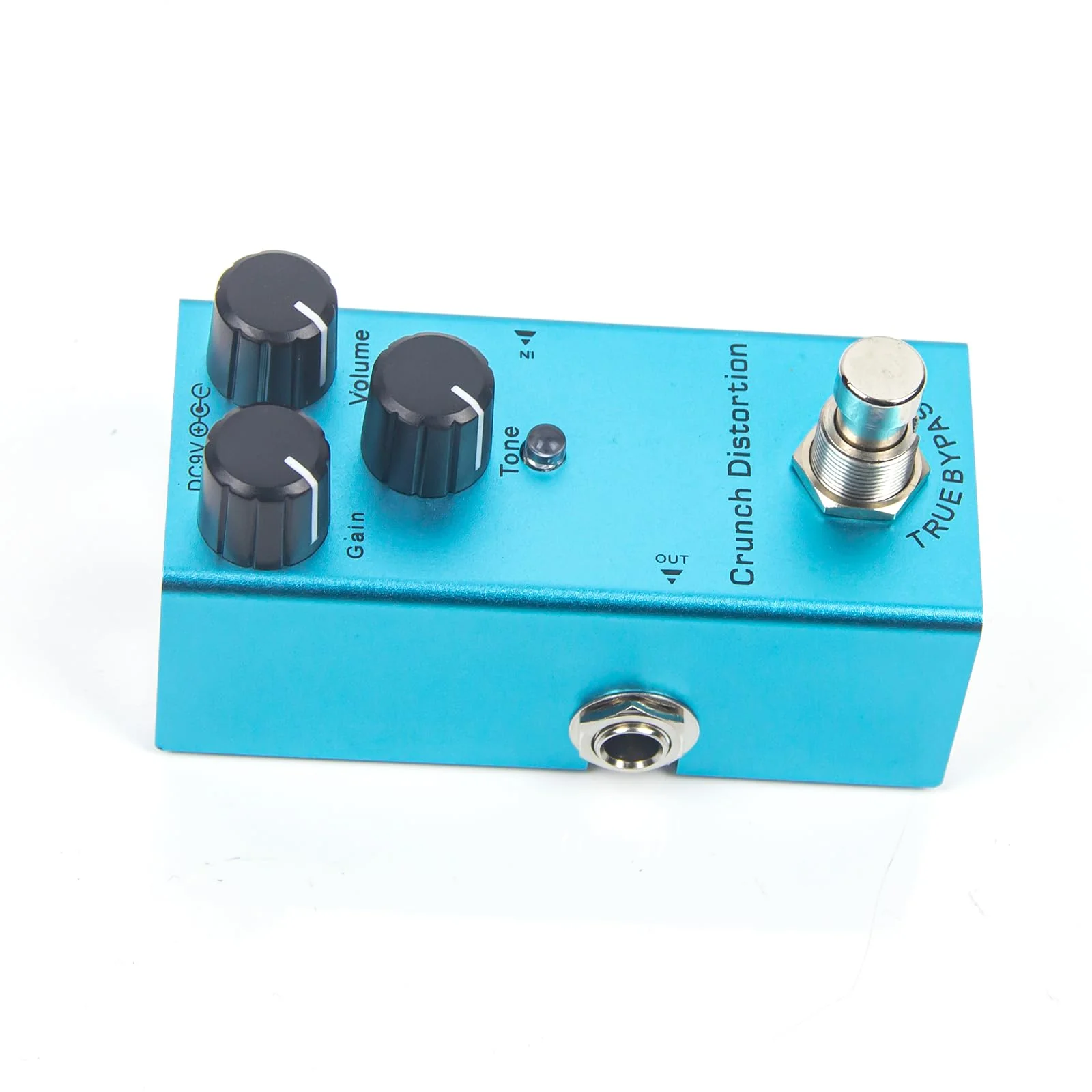 Crunch Distortion Guitar Pedal - High-Gain Tone, True Bypass, Noise Reduction, Aluminum Body, DC 9V for Electric Guitar - Image 5