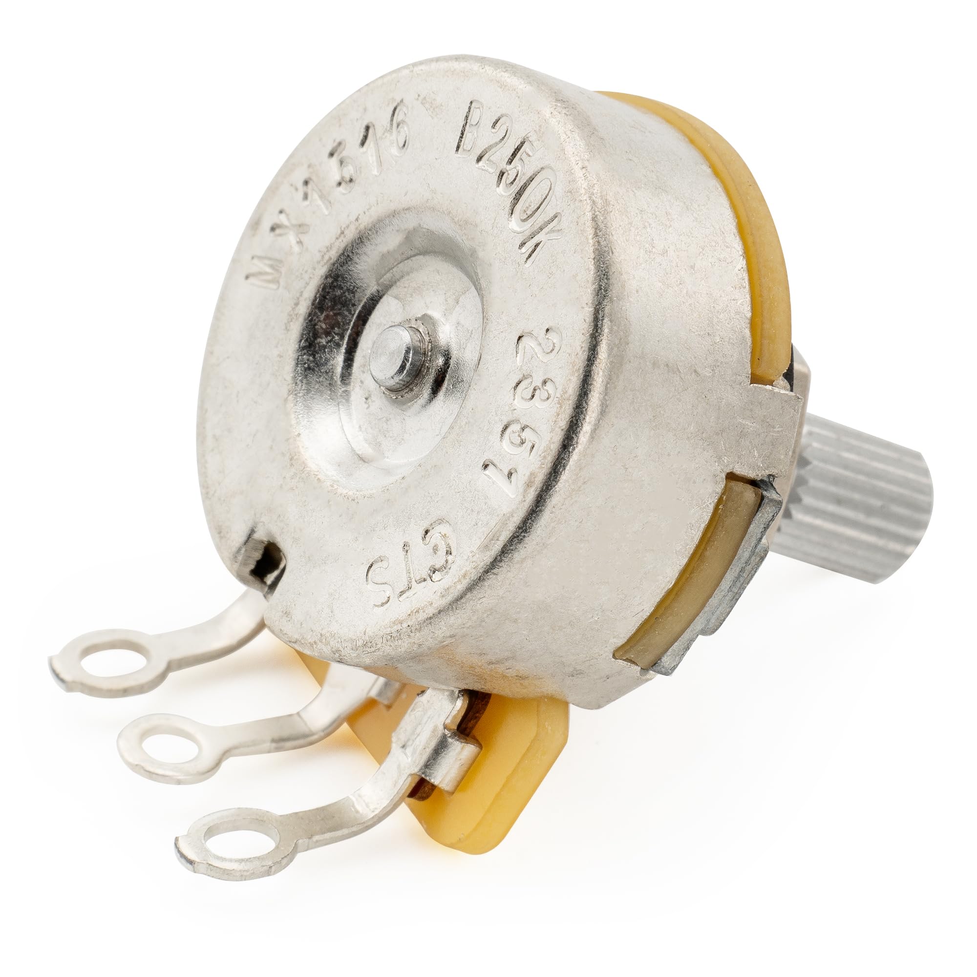 CTS 450 B250K Pots Short Split Shaft 1/4 Inch 10% Linear Taper Potentiometers for Electric Guitar Bass (Set of 4) B250K x 4 - Image 5