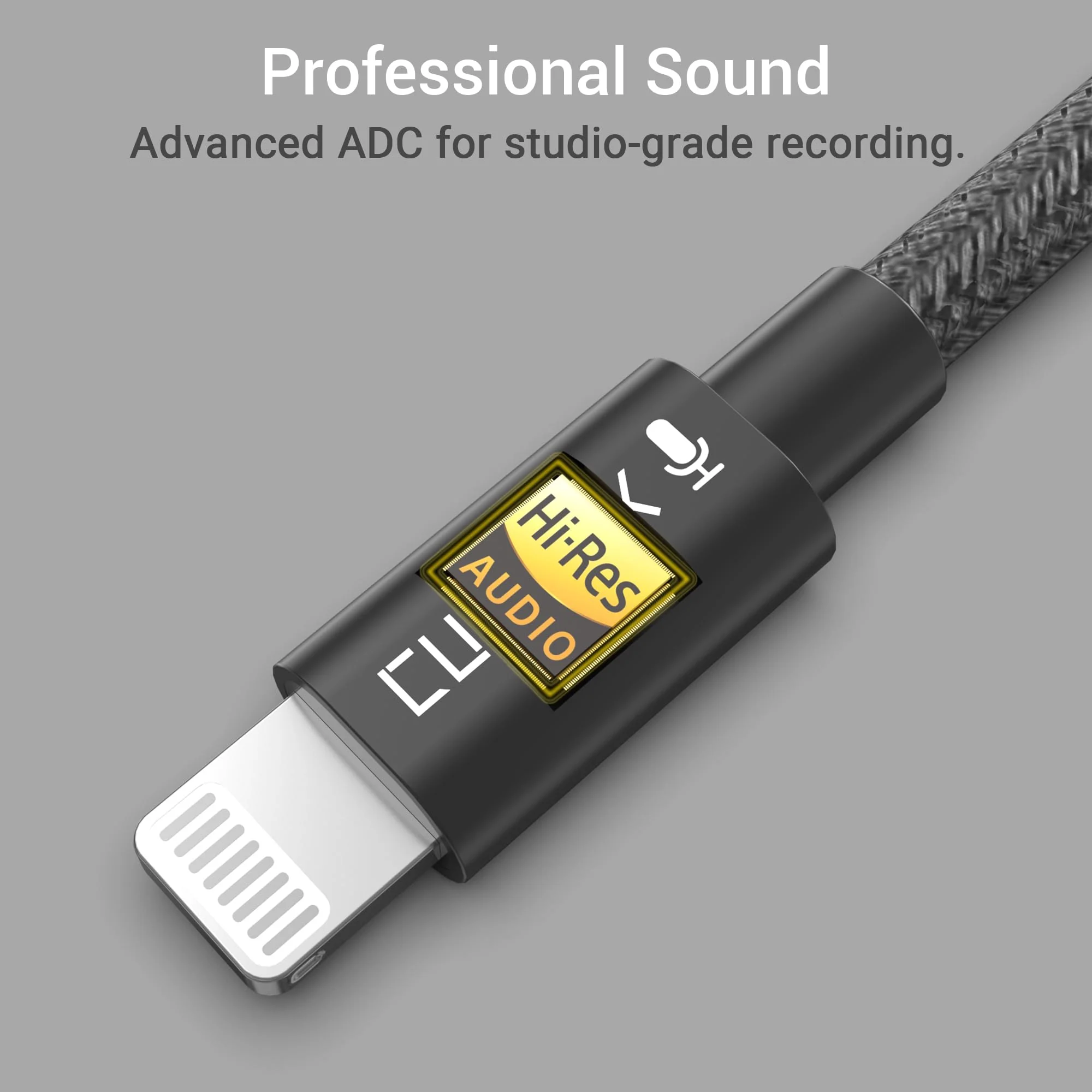 Cubilux XLR Female to Lightning Microphone Cable for Recording, Karaoke, XLR Dynamic Microphone/XLR Lapel Microphone to Lightning braided cable for iPhone 14/13/12 pro max, iPad 9/8/7, iPod, 2m/6.5FT - Image 4