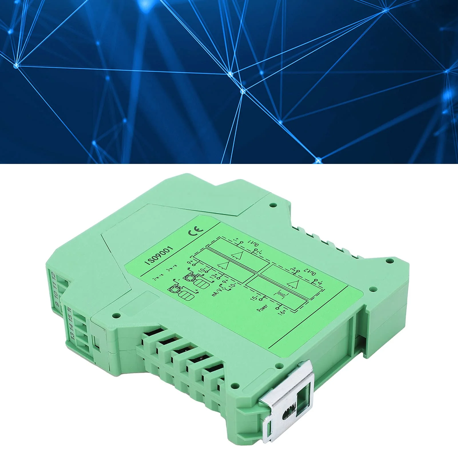 Current Signal Conditioner, 0-10V to 0-10V Highly Reliable Signal Isolator for 2- or 3-Wire Transmitter - Image 3