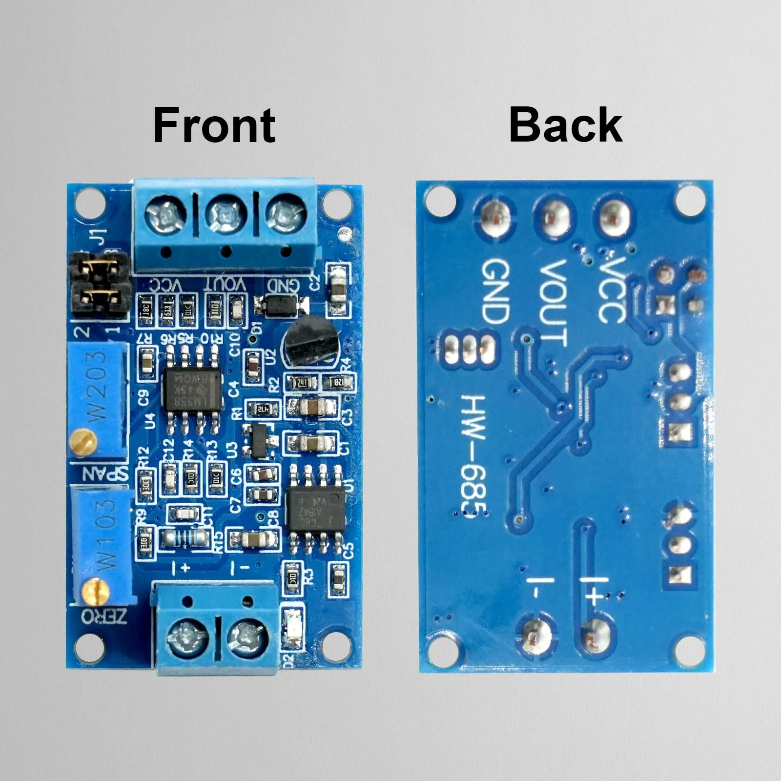 Current to Voltage Module AYWHP 2 Pieces Current Voltage Converter Module 0/4-20mA to 0-3.3V 5V 10V Current Transformer Signal Conversion Board - Image 3