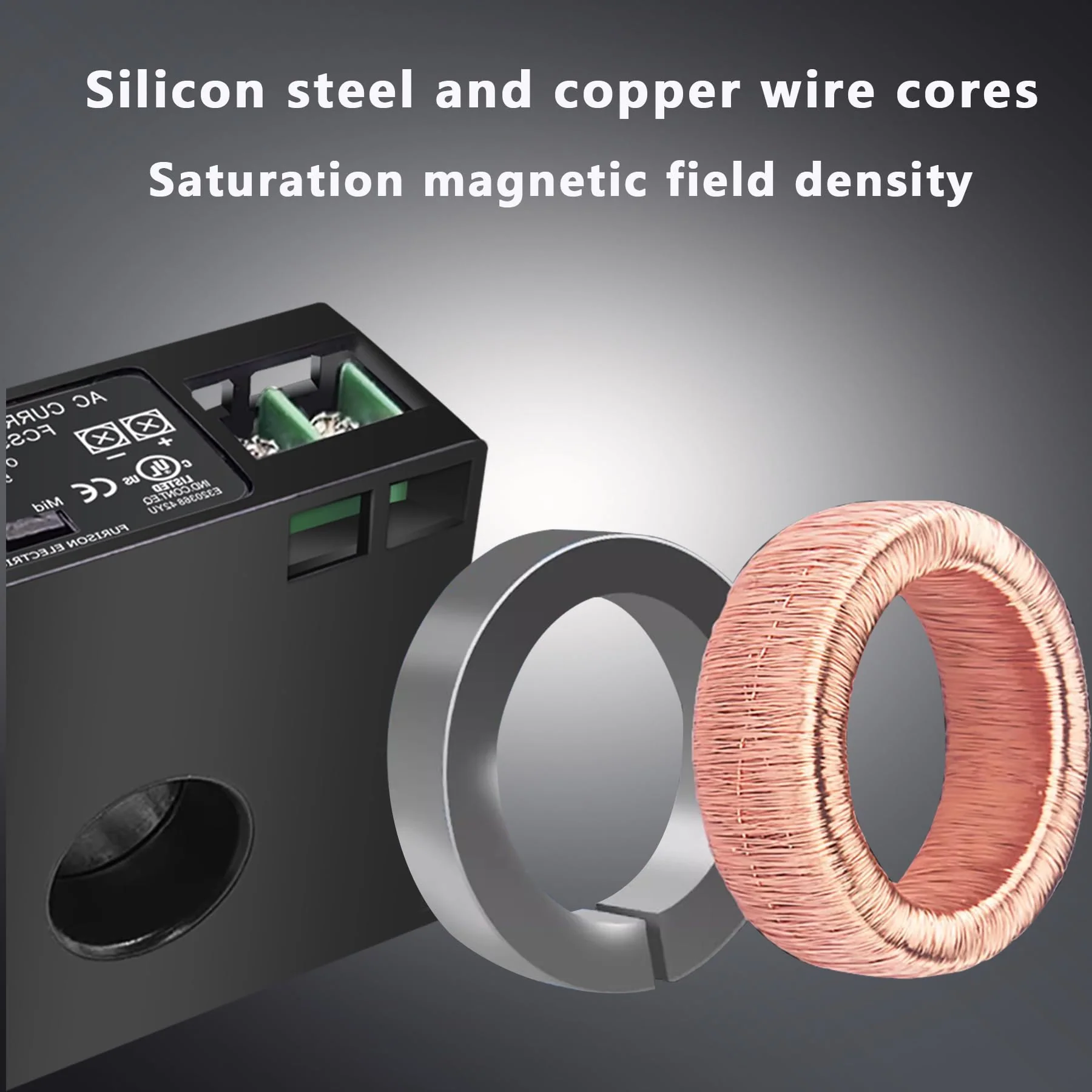 Current Transmitter, FCS2151-SD-420E Current Transducer Transmitter Transformer Sensor AC Current Converter 0-200A - Image 2