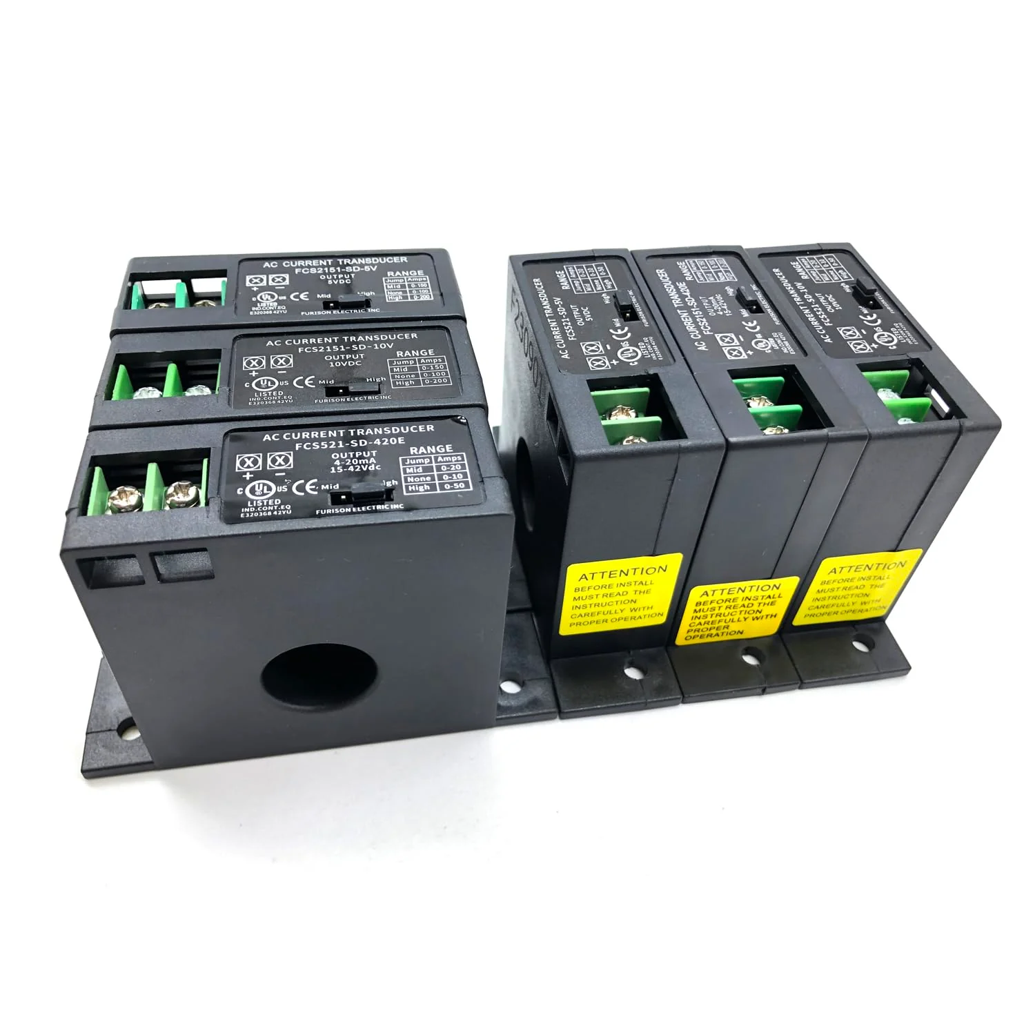 Current Transmitter, FCS2151-SD-420E Current Transducer Transmitter Transformer Sensor AC Current Converter 0-200A - Image 9